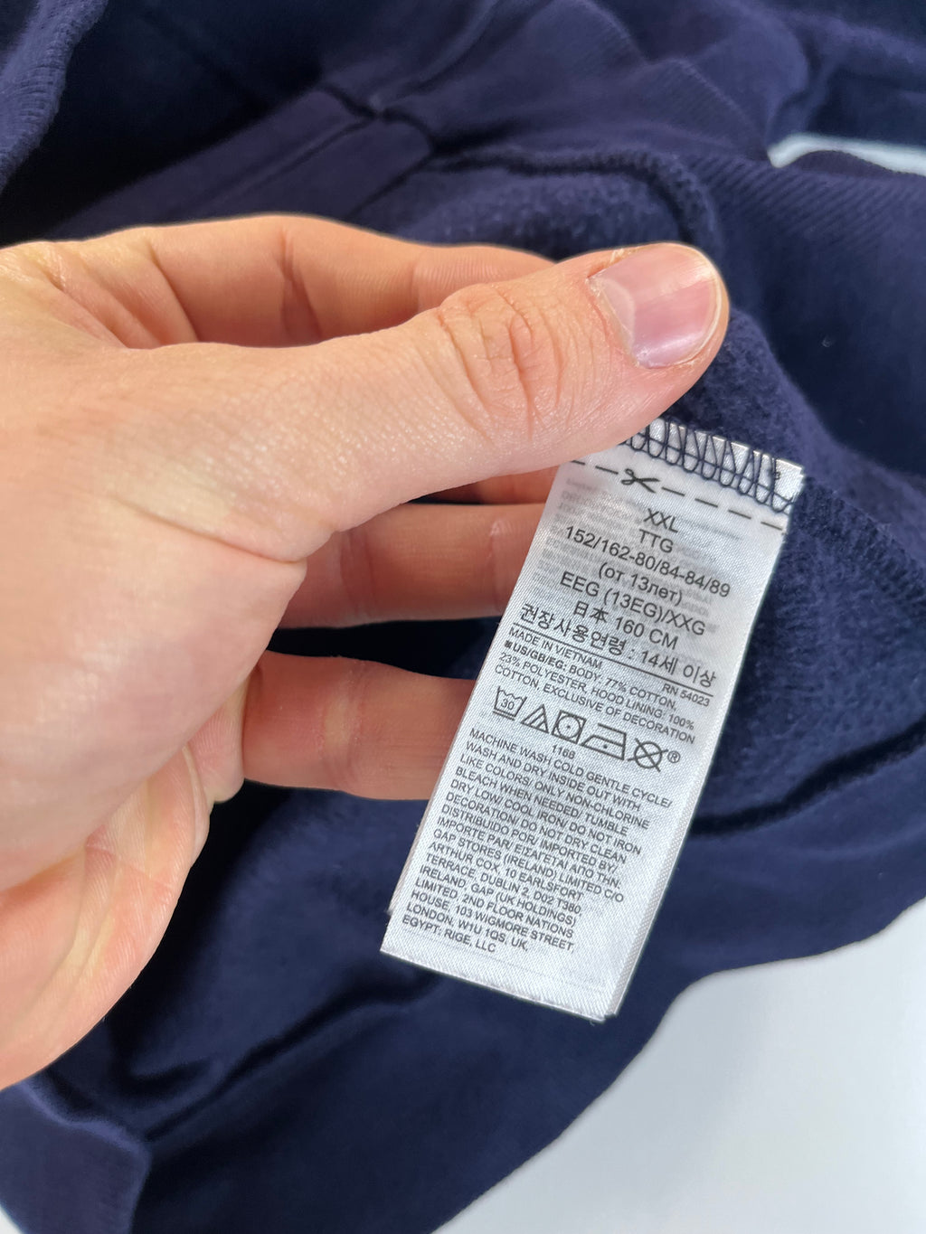 GAP full-zip hoodie pulóver