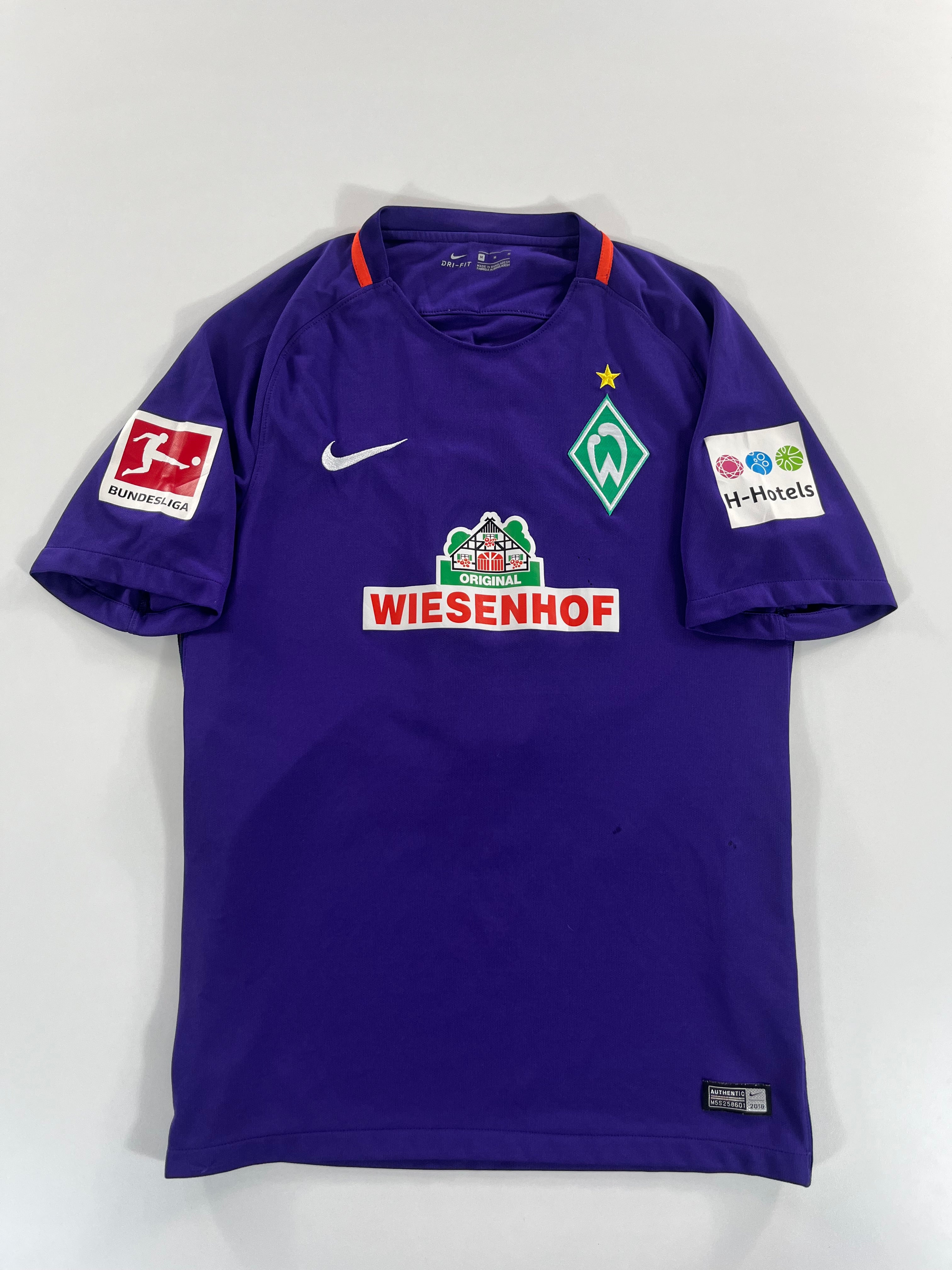 Nike Werder Bremen 2016-2017 Clemens Fritz idegenbeli mez