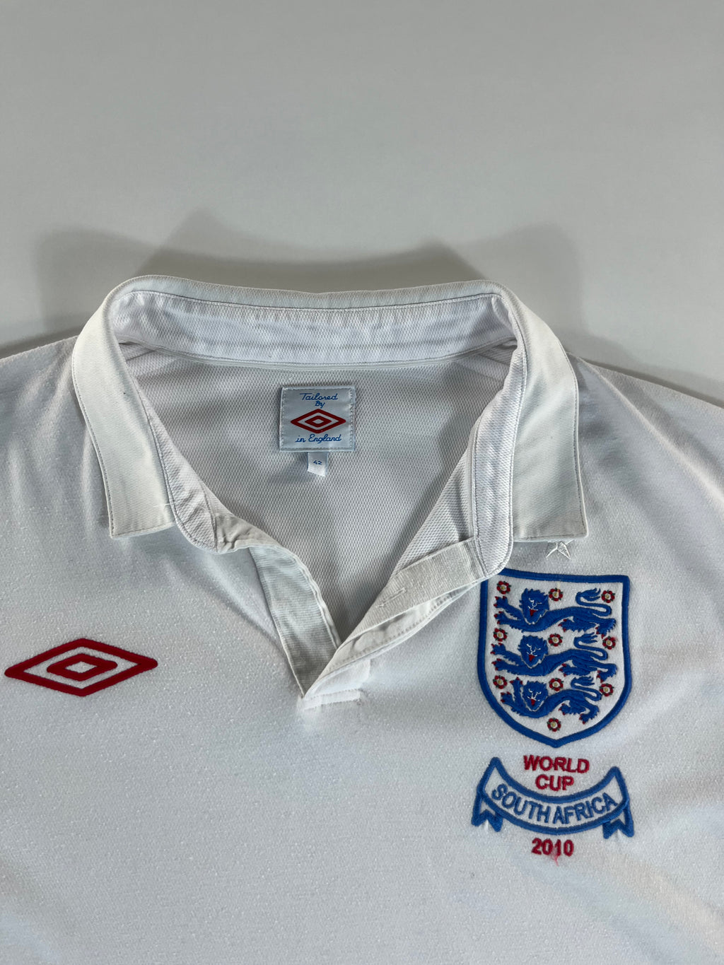 Umbro Anglia válogatott 2009-2010 hazai mez