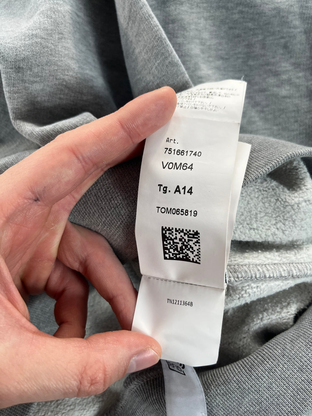 Stone Island Morse Code Research hoodie pulóver