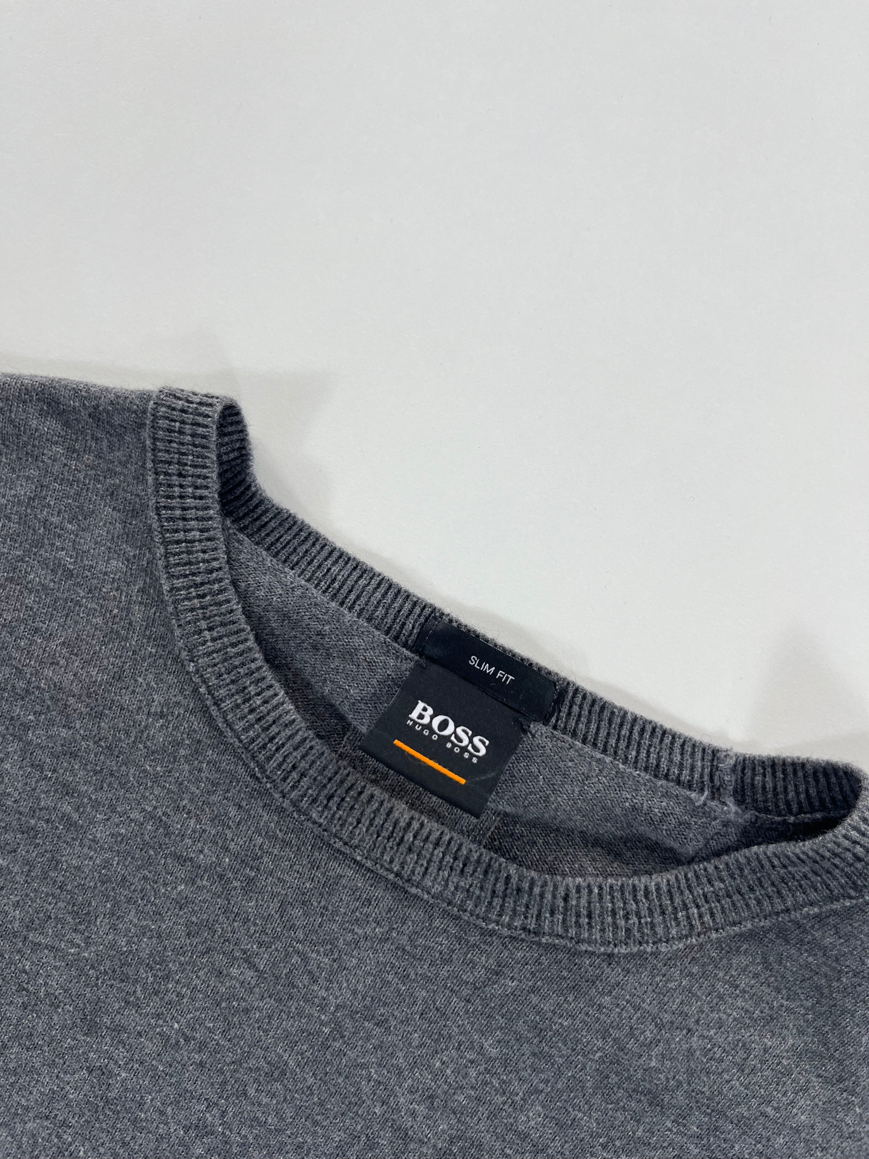 Hugo Boss Slim Fit crewneck pulóver
