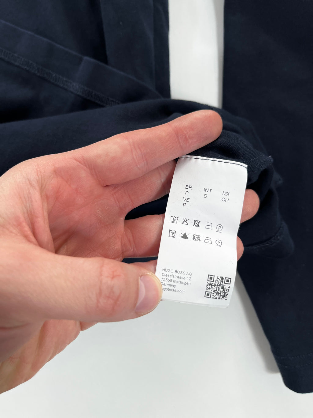 Hugo Boss Regular Fit Luxury Cotton longsleeve pólóing