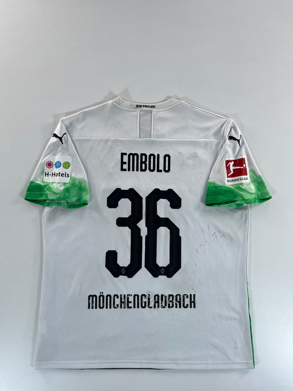 Puma Borussia Mönchengladbach 2019-2020 Breel Embolo hazai signed mez