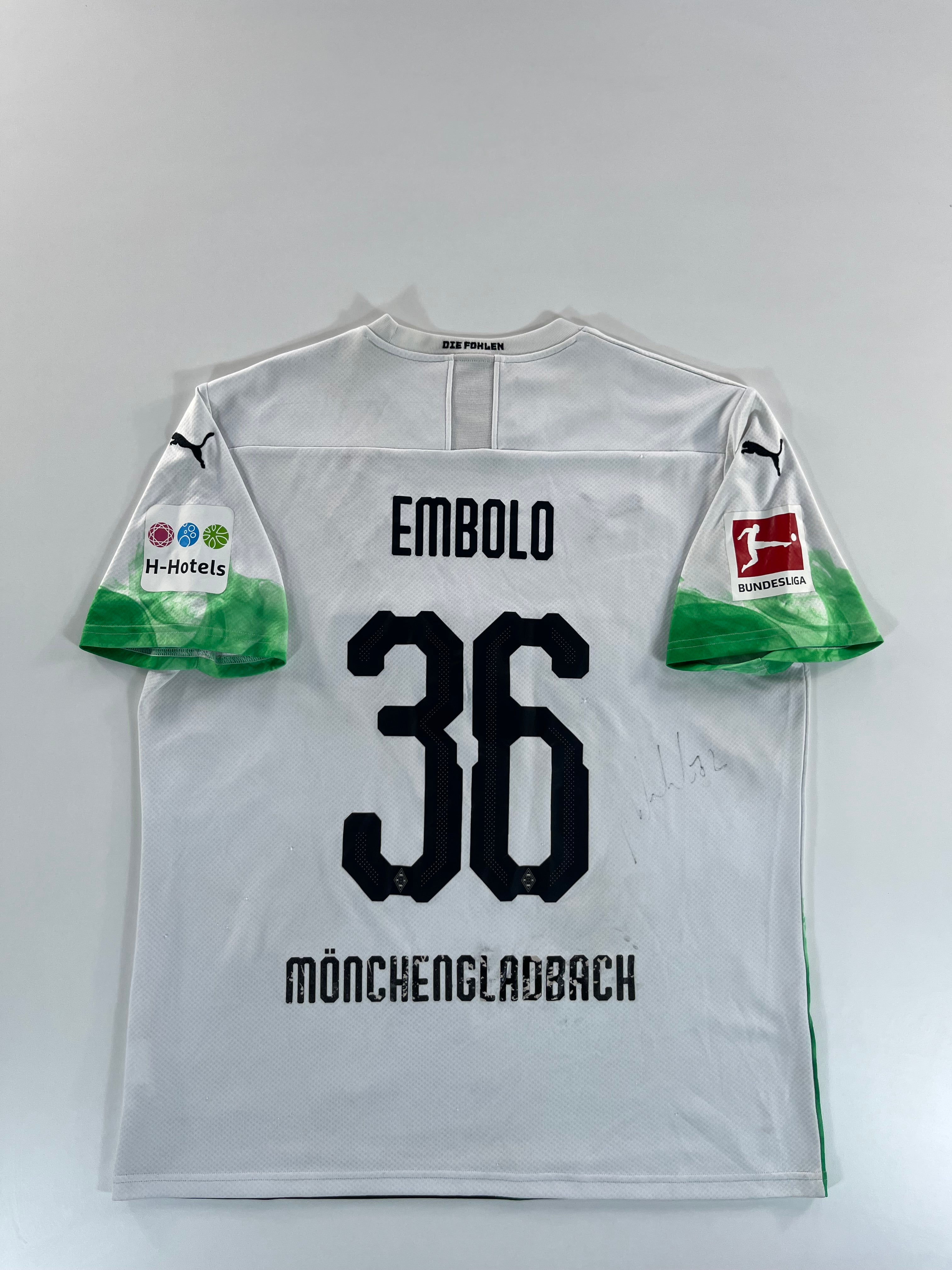 Puma Borussia Mönchengladbach 2019-2020 Breel Embolo hazai signed mez