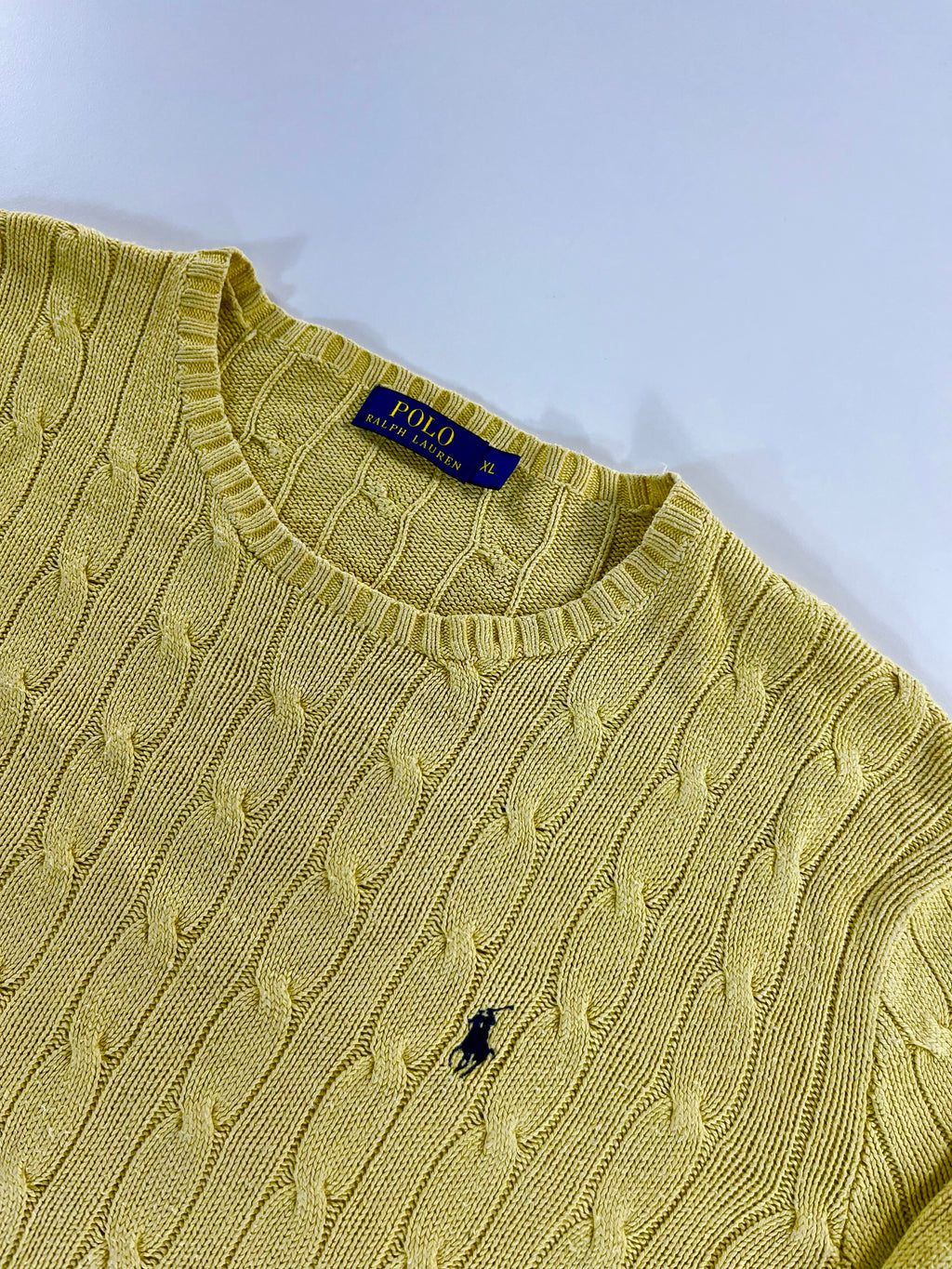 Ralph Lauren cableknit pulóver