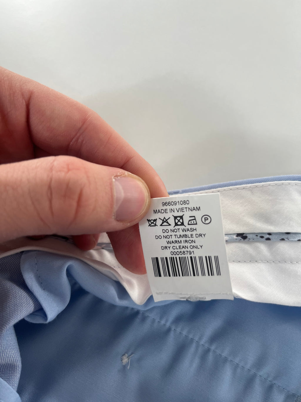 Moss London Skinny Fit öltönynadrág