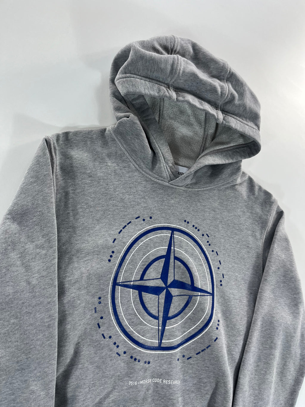 Stone Island Morse Code Research hoodie pulóver