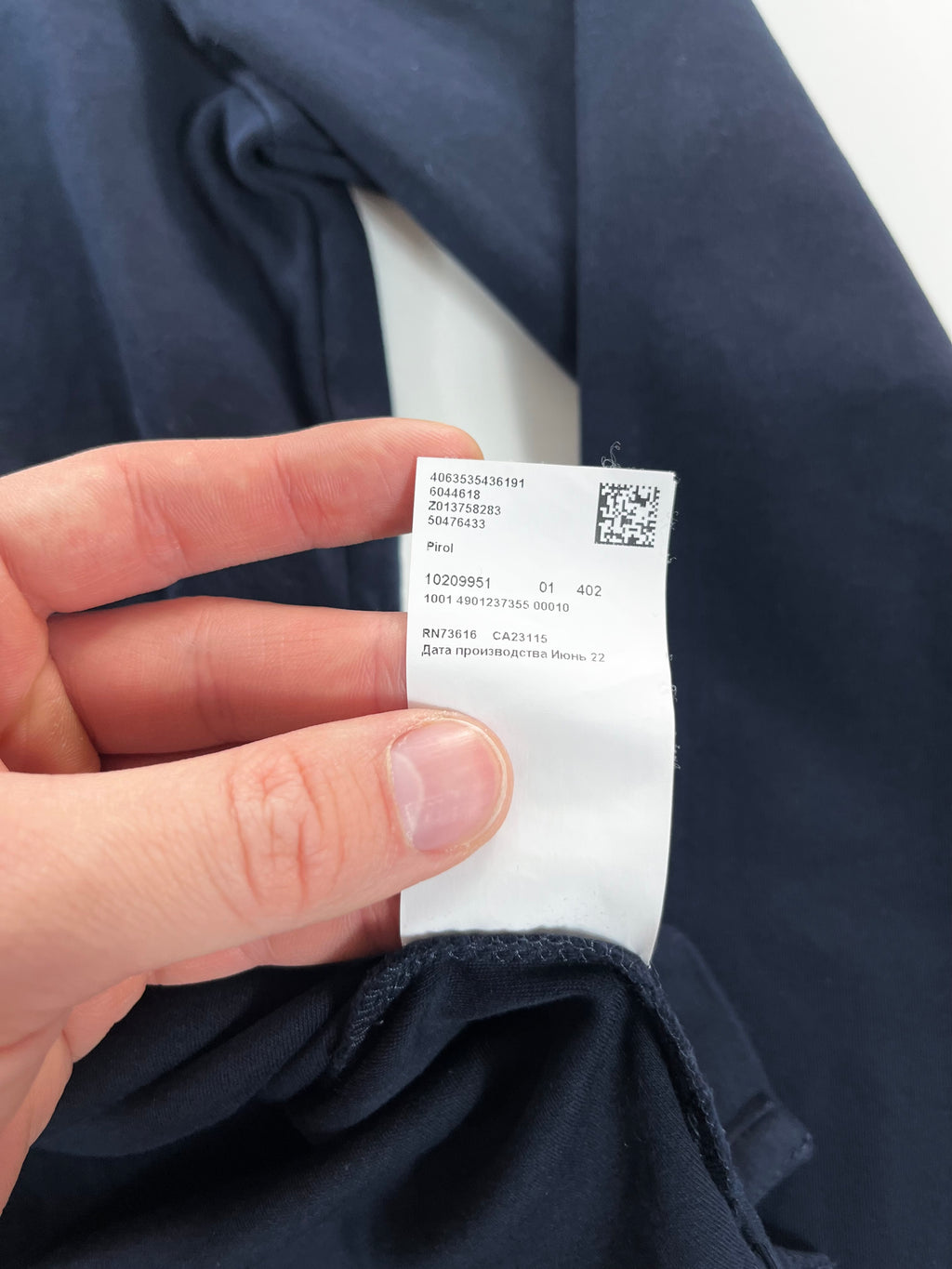 Hugo Boss Regular Fit Luxury Cotton longsleeve pólóing
