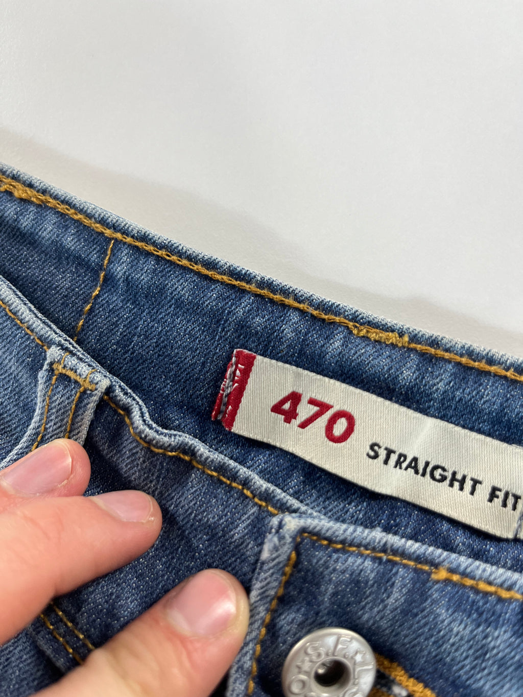 Levi's W26 L34 Straight Fit farmernadrág