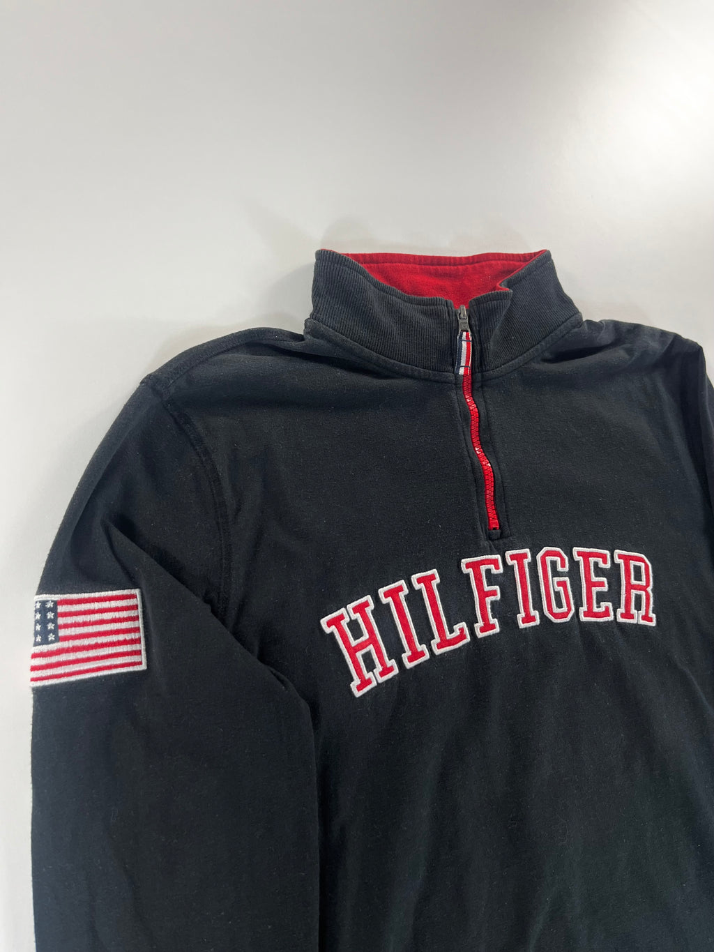 Tommy Hilfiger USA quarter-zip pulóver