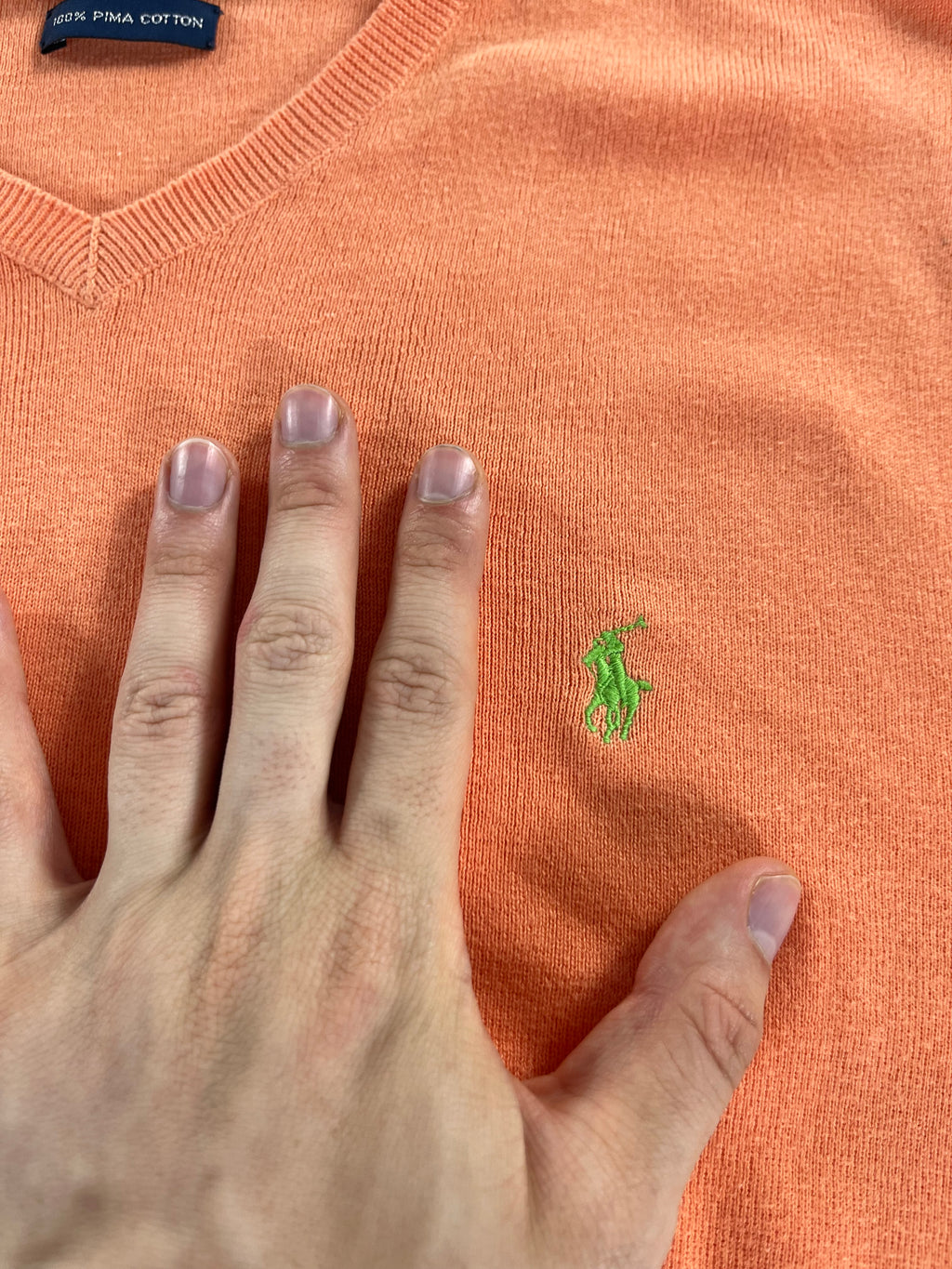 Ralph Lauren 100% Prima Cotton vékony pulóver