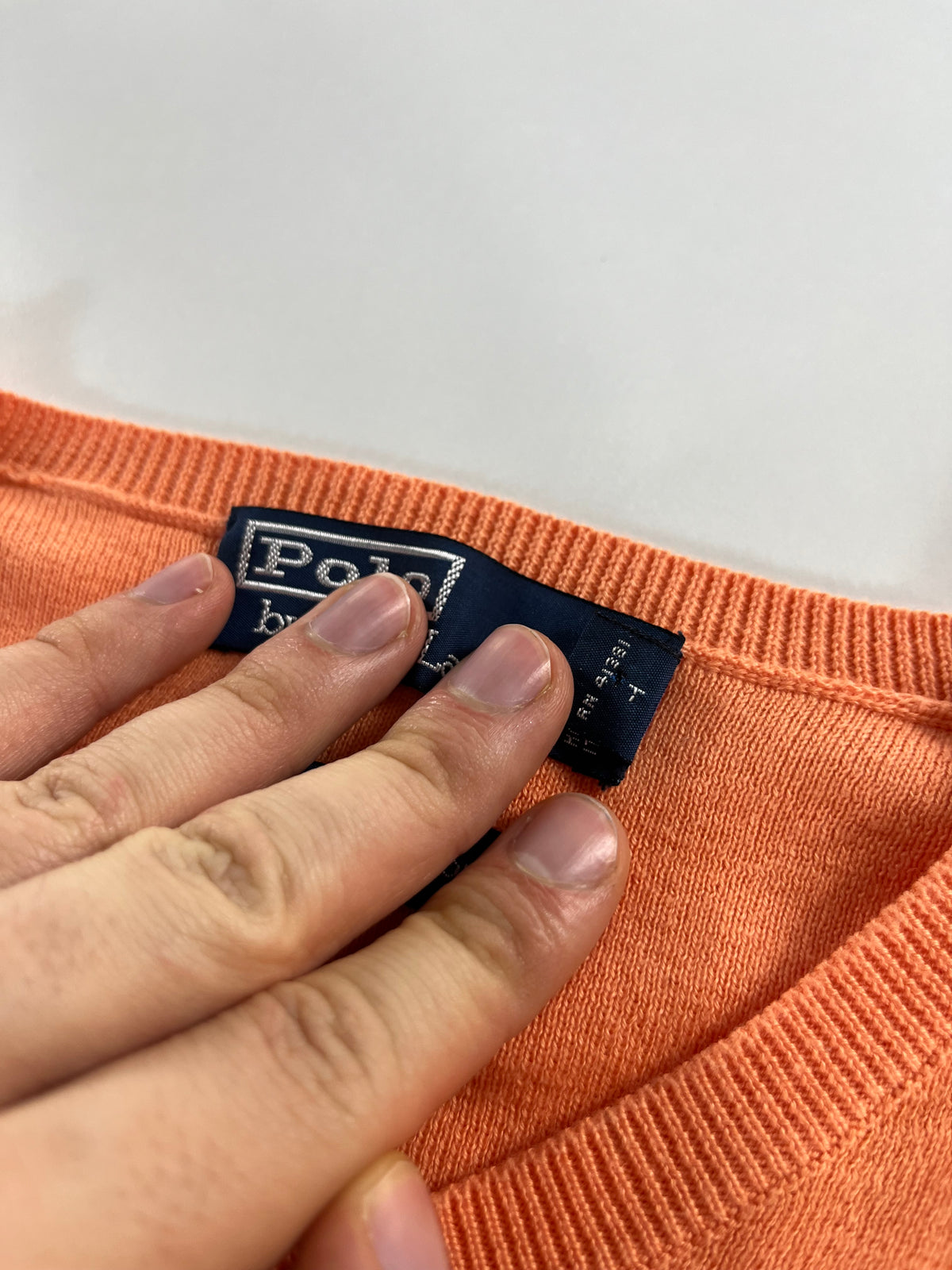 Ralph Lauren 100% Prima Cotton vékony pulóver