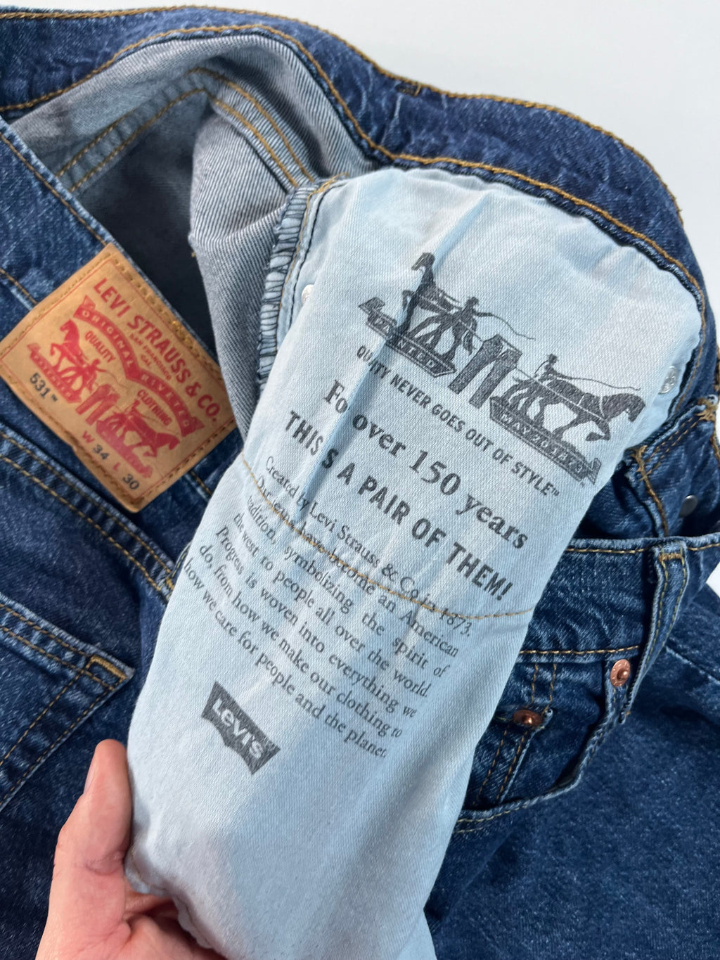 Levi's 531 W34 L30 farmernadrág
