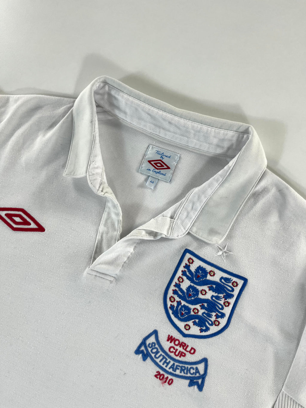Umbro Anglia válogatott 2009-2010 hazai mez