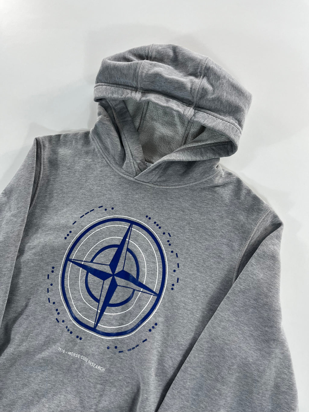 Stone Island Morse Code Research hoodie pulóver