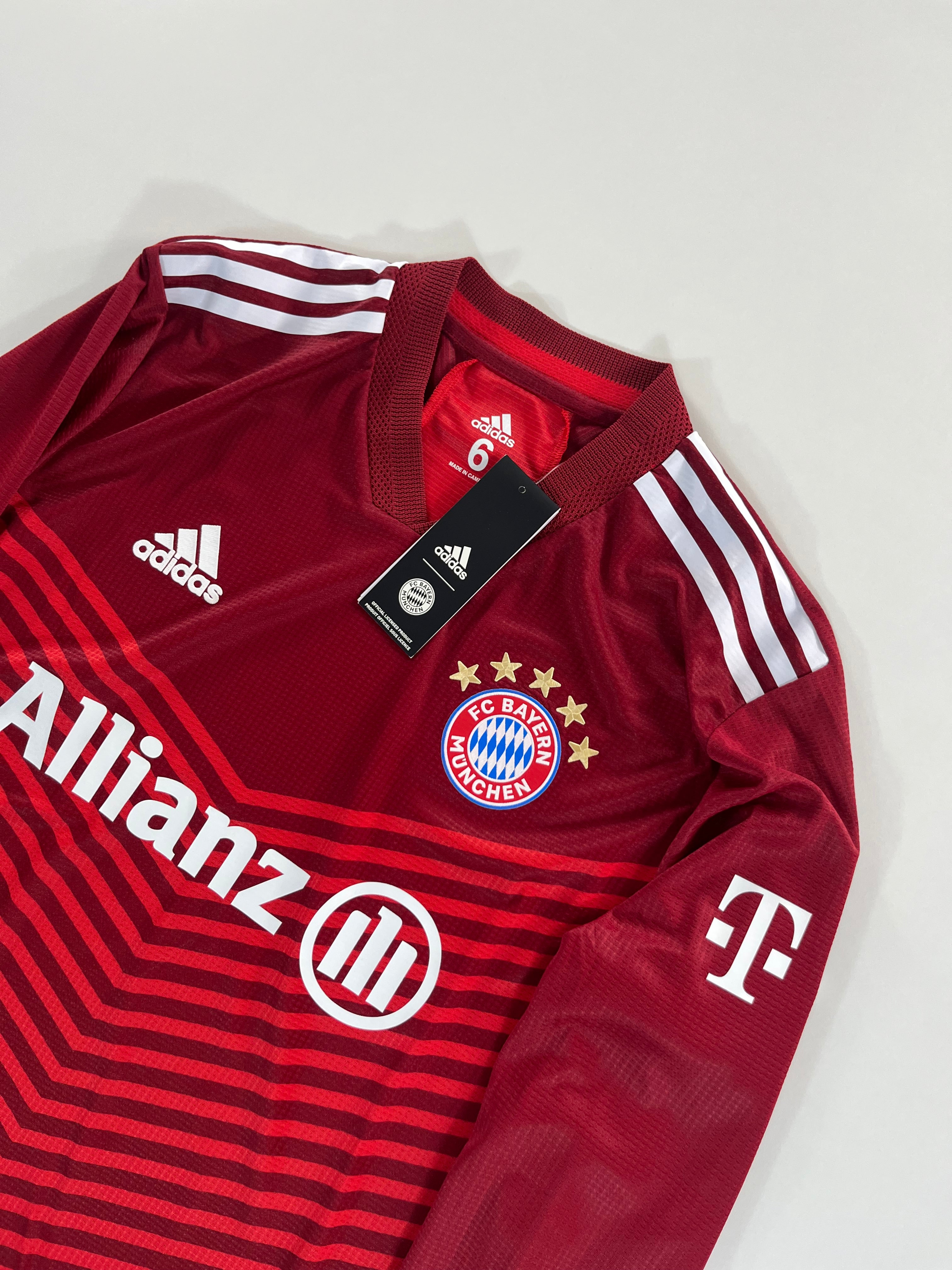 Adidas Bayern München Player Issue 2021-2022 longsleeve hazai mez