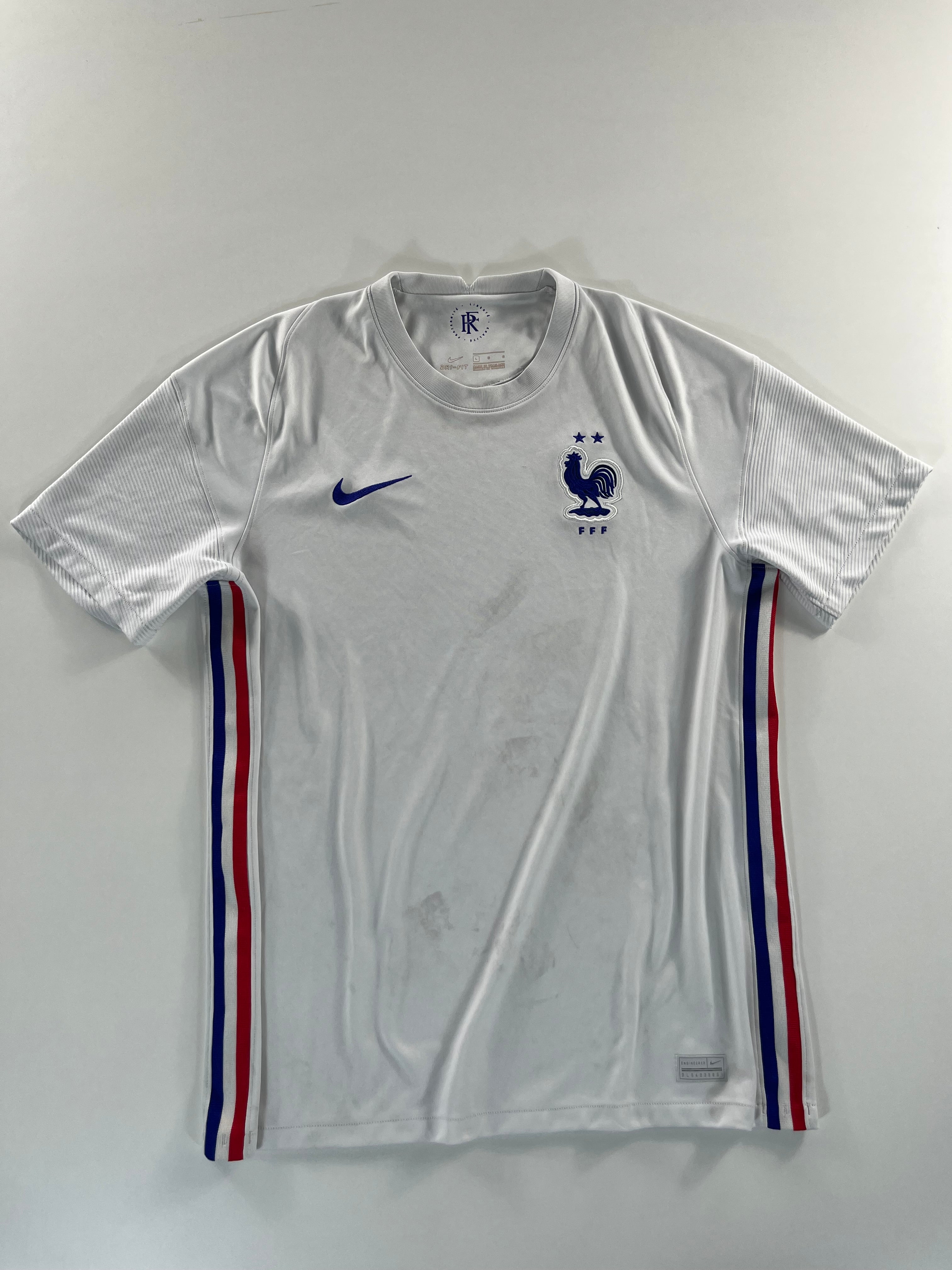Nike Francia válogatott 2020-2021 idegenbeli mez