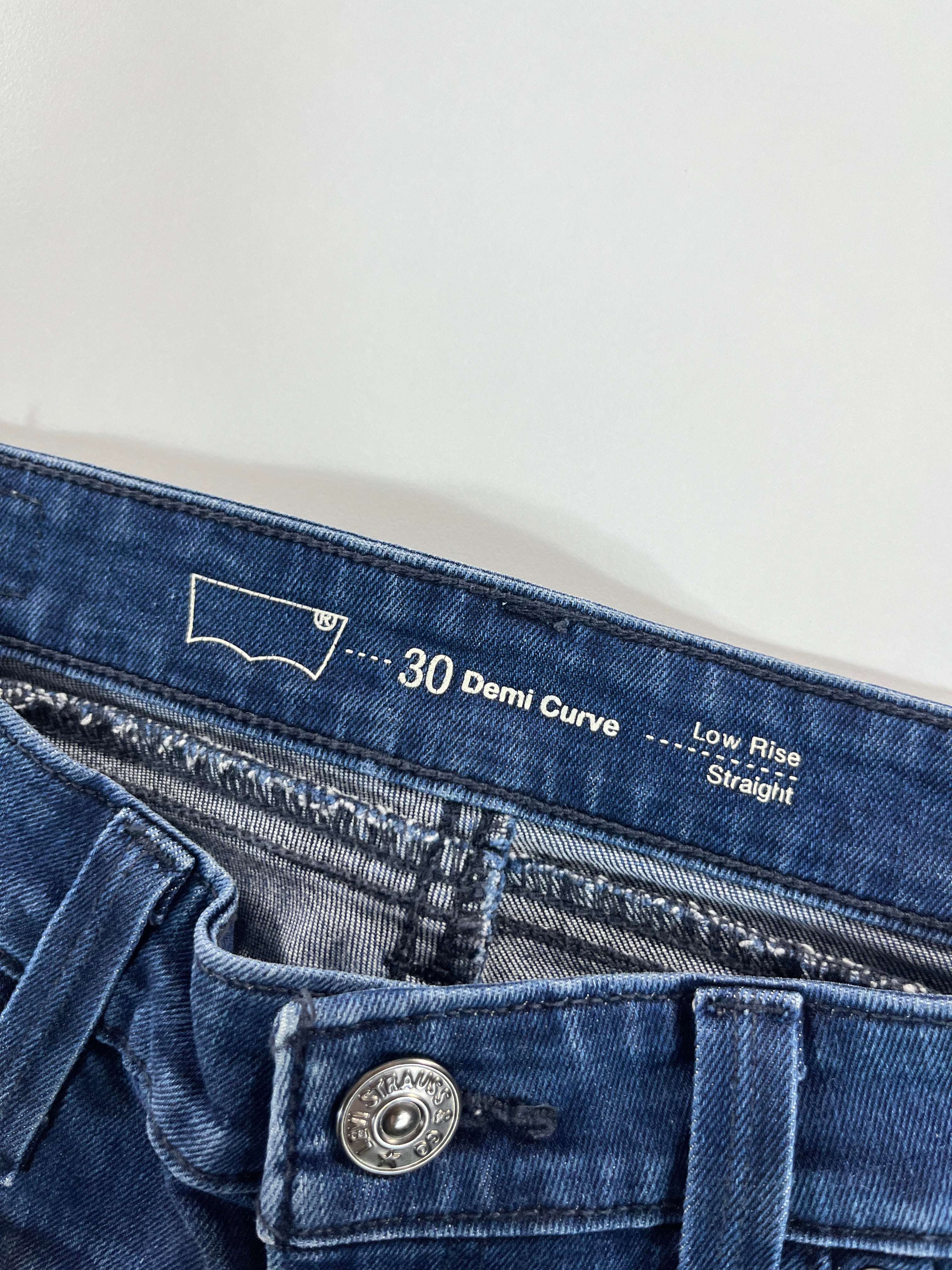 Levi's Demi Curve Low Rise Straight 30 farmernadrág