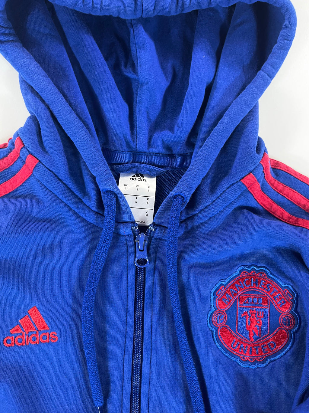 Adidas Manchester United full-zip pulóver