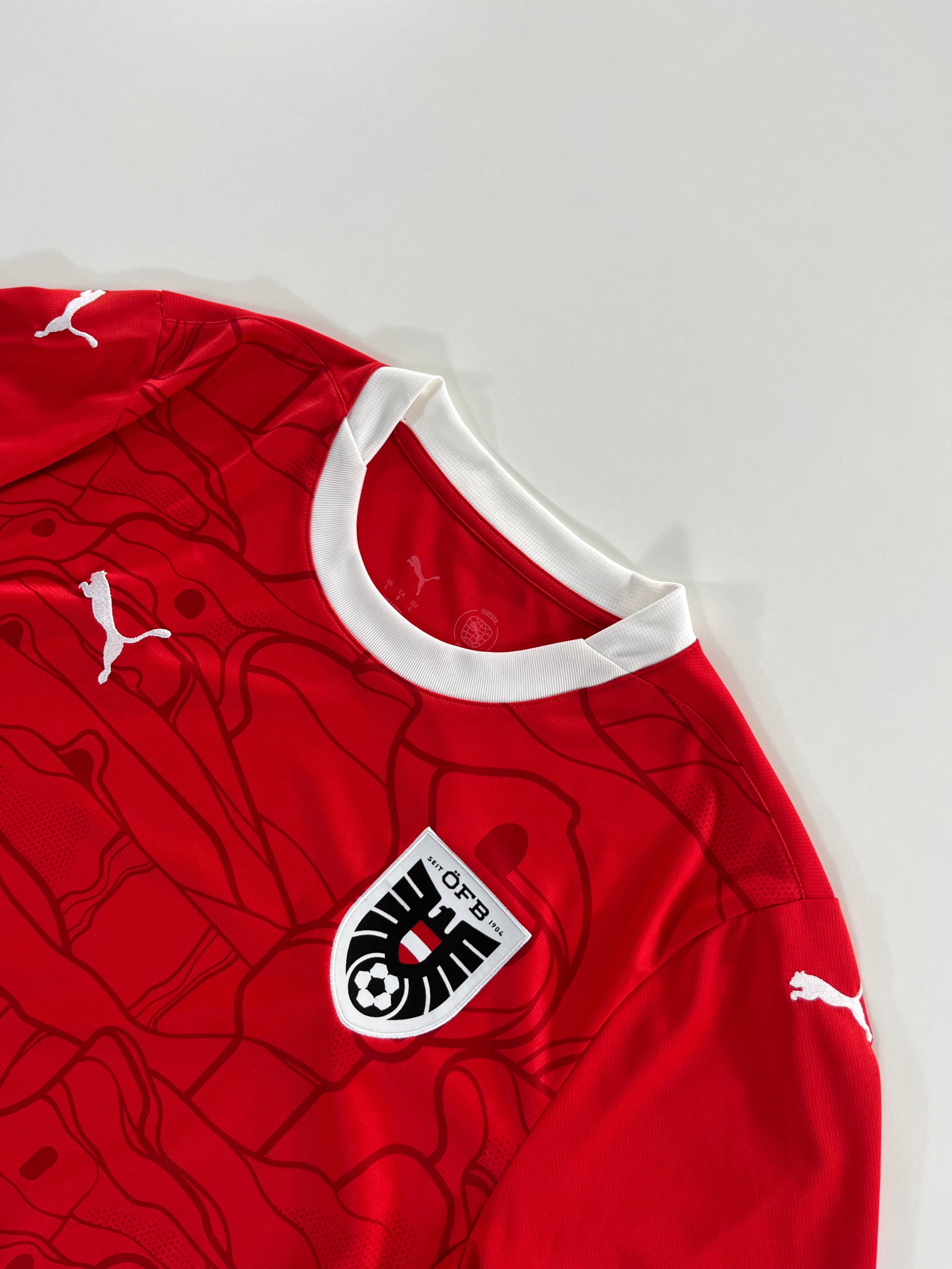 Puma Ausztria válogatott 2024-2025 hazai mez