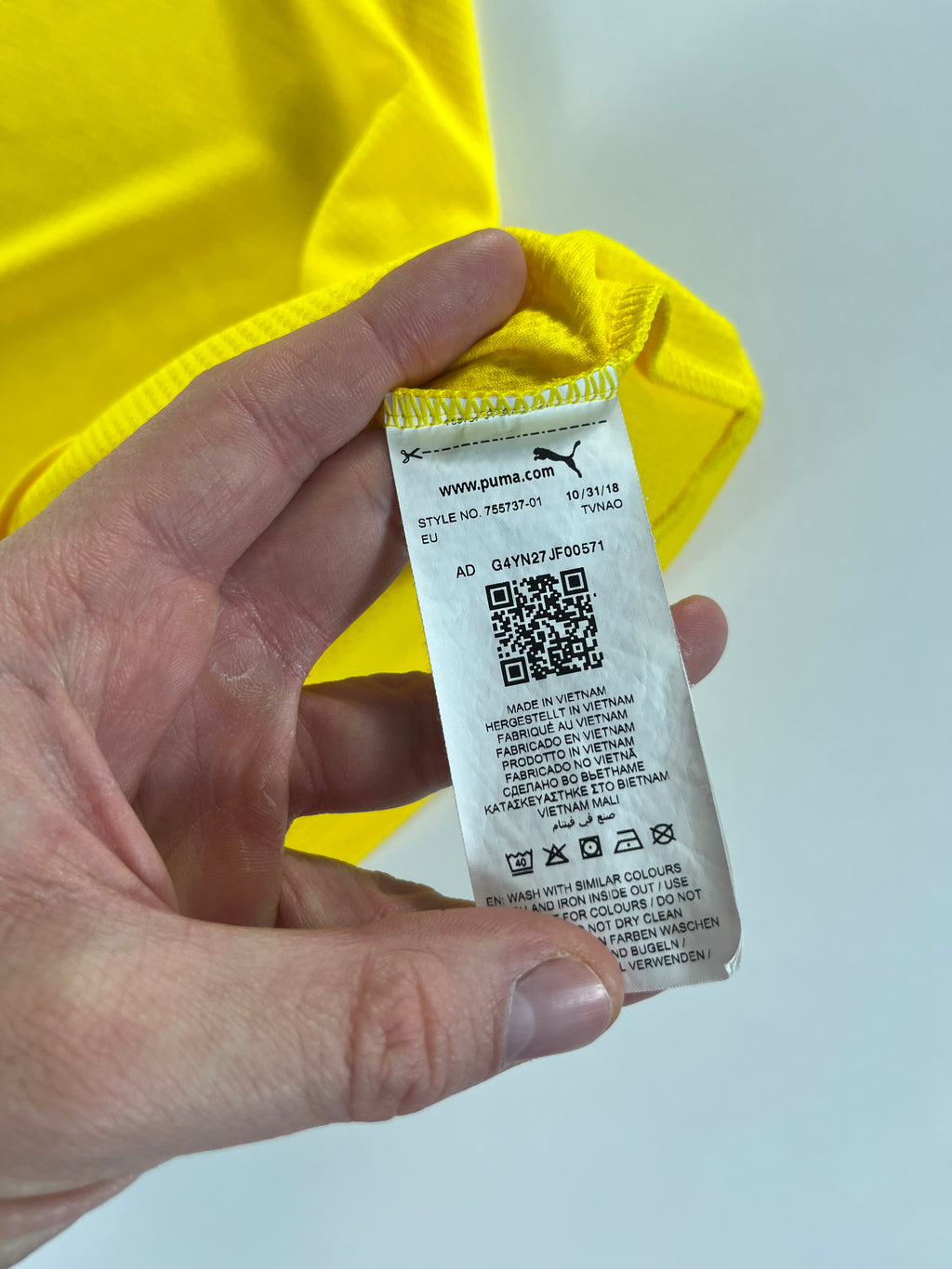 Puma Borussia Dortmund 2019-2020 hazai mez