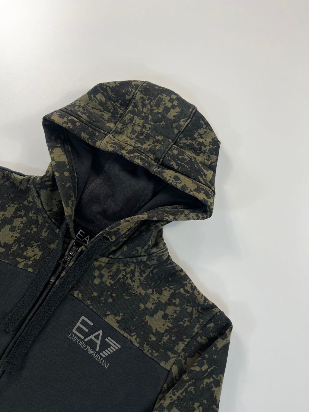 Emporio Armani full-zip hoodie pulóver