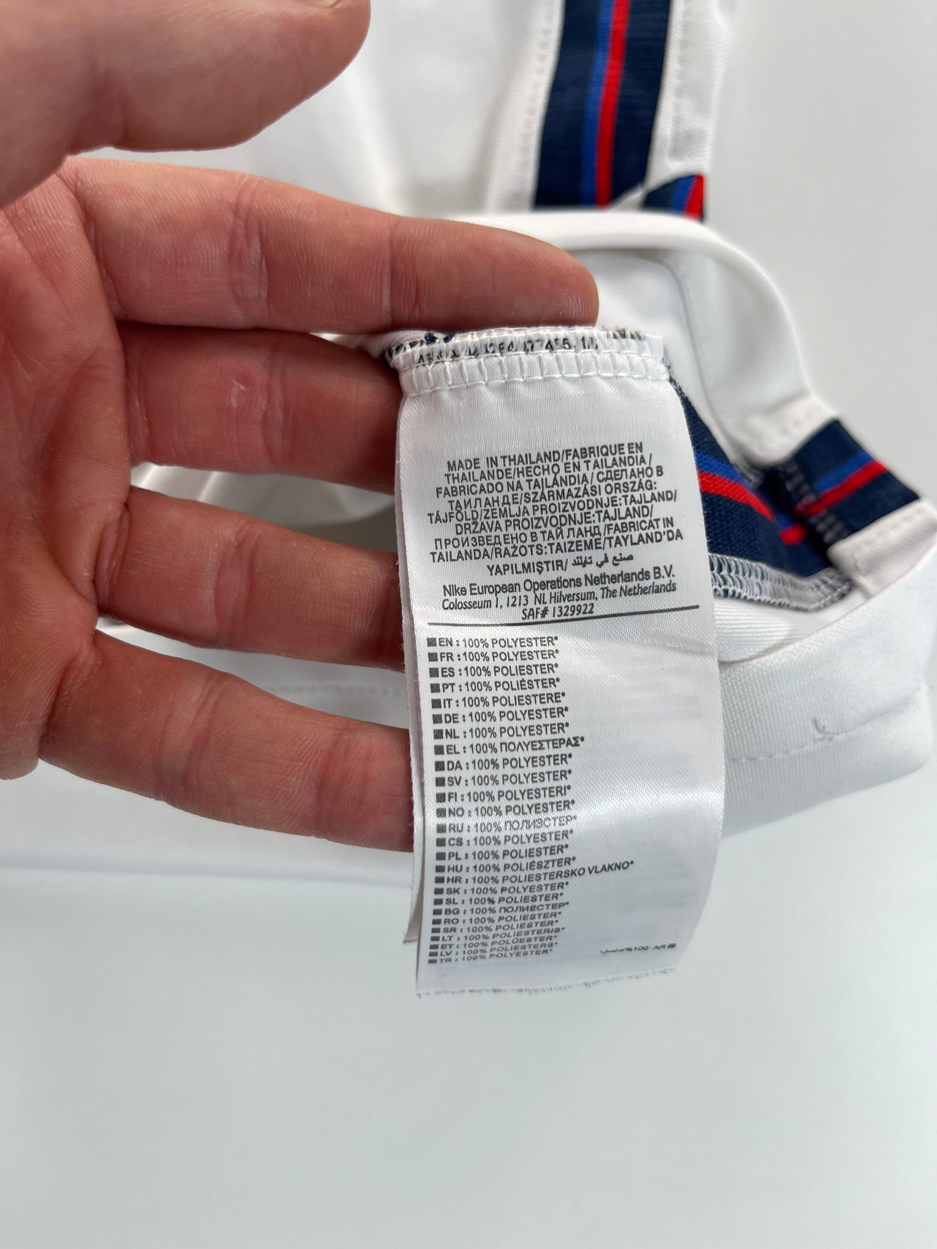 Nike Anglia válogatott 2020-2021 hazai mez