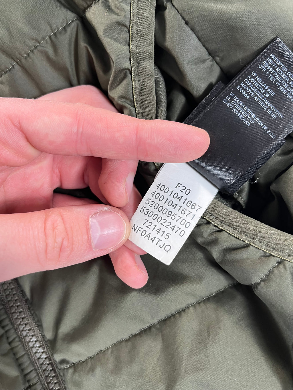 The North Face reversible kabát