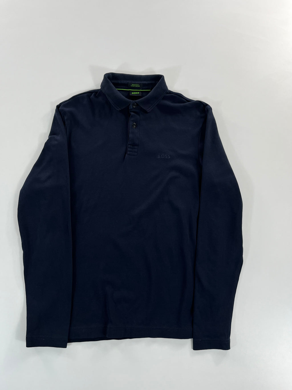 Hugo Boss Regular Fit Luxury Cotton longsleeve pólóing