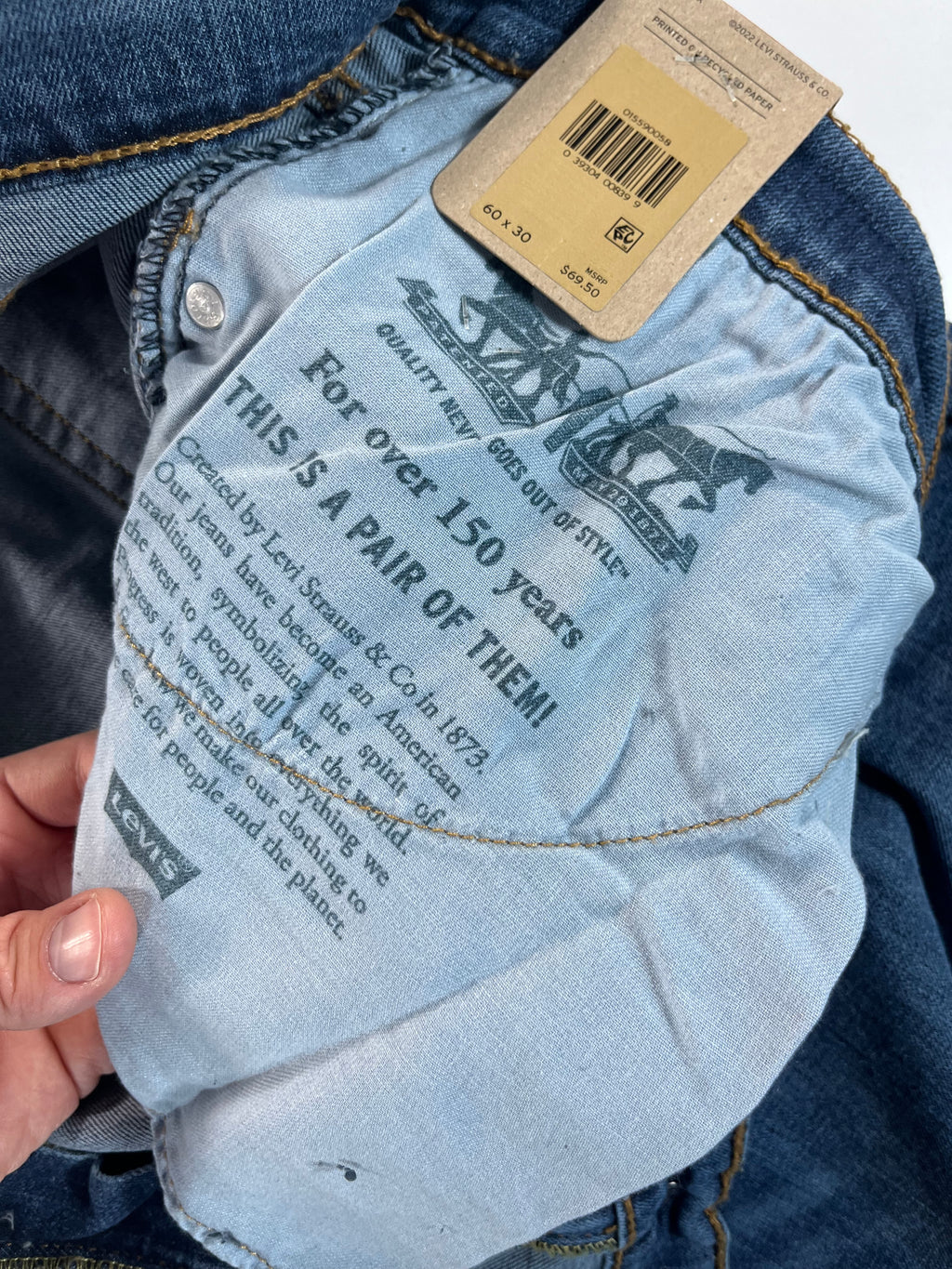 Levi's 559 Stretch W60 L30 farmernadrág