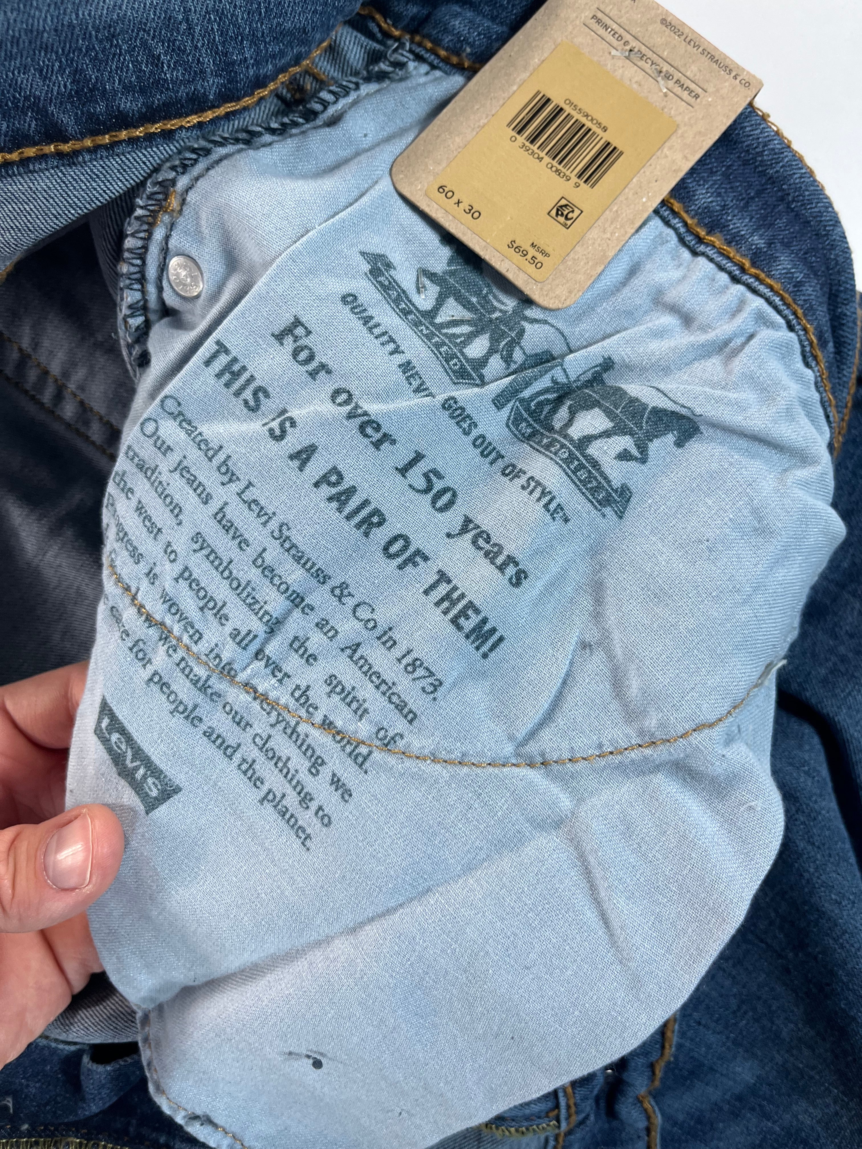 Levi's 559 Stretch W60 L30 farmernadrág