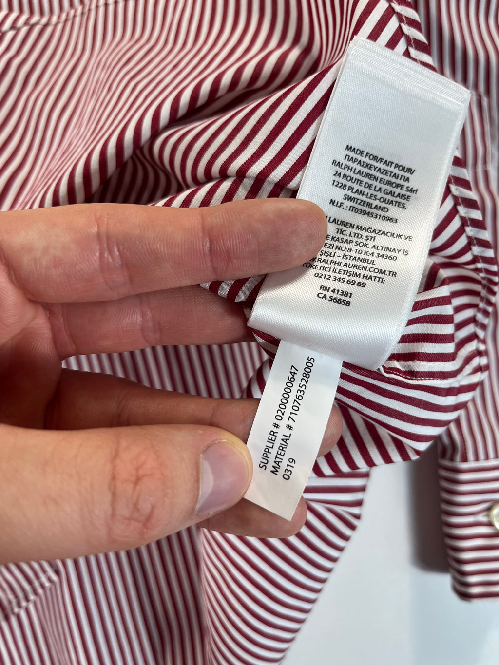 Ralph Lauren Slim Fit 100% Stretch ing