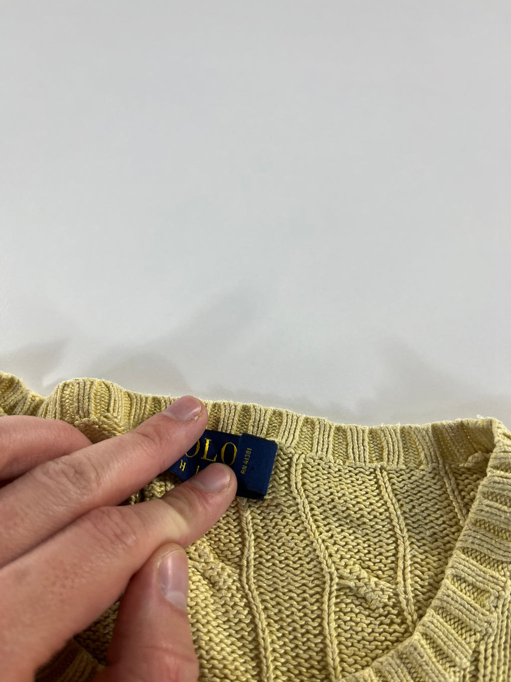 Ralph Lauren cable knit pulóver