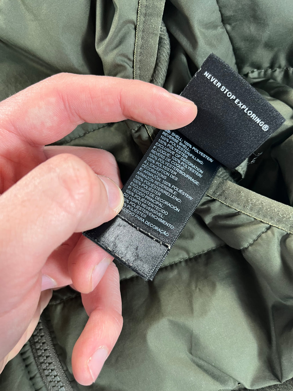 The North Face reversible kabát