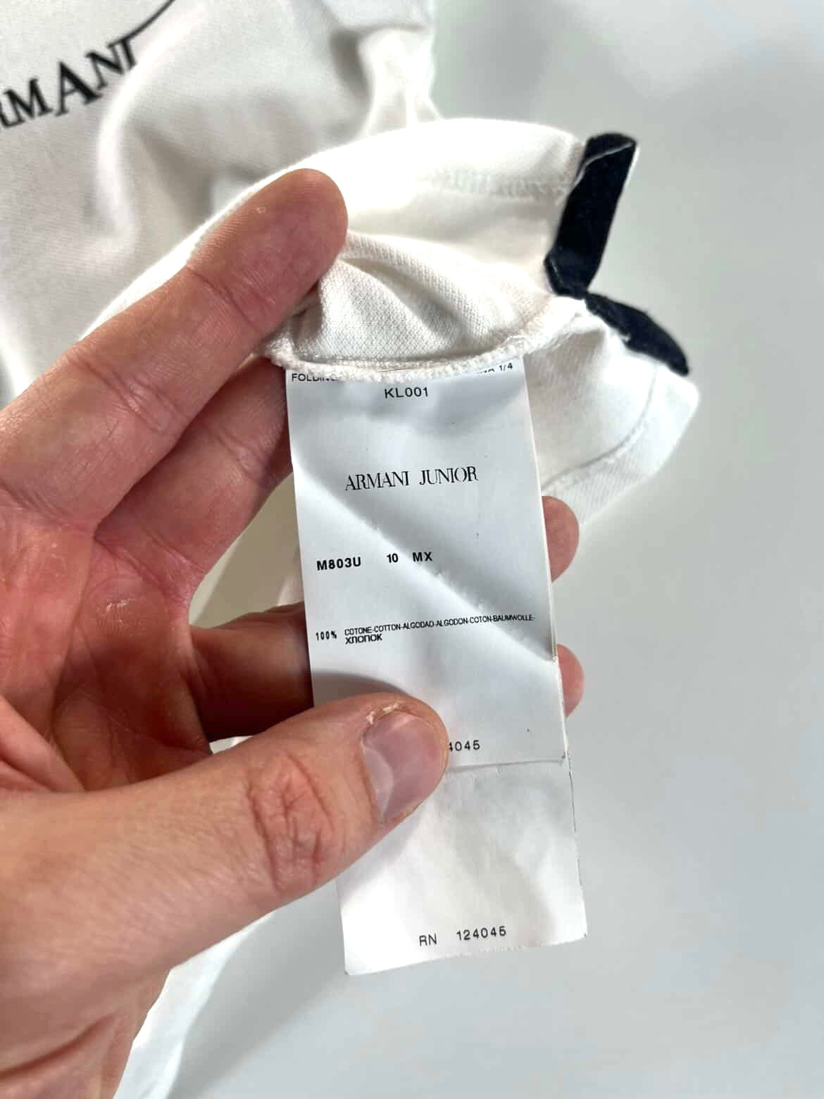 Armani Junior pólóing