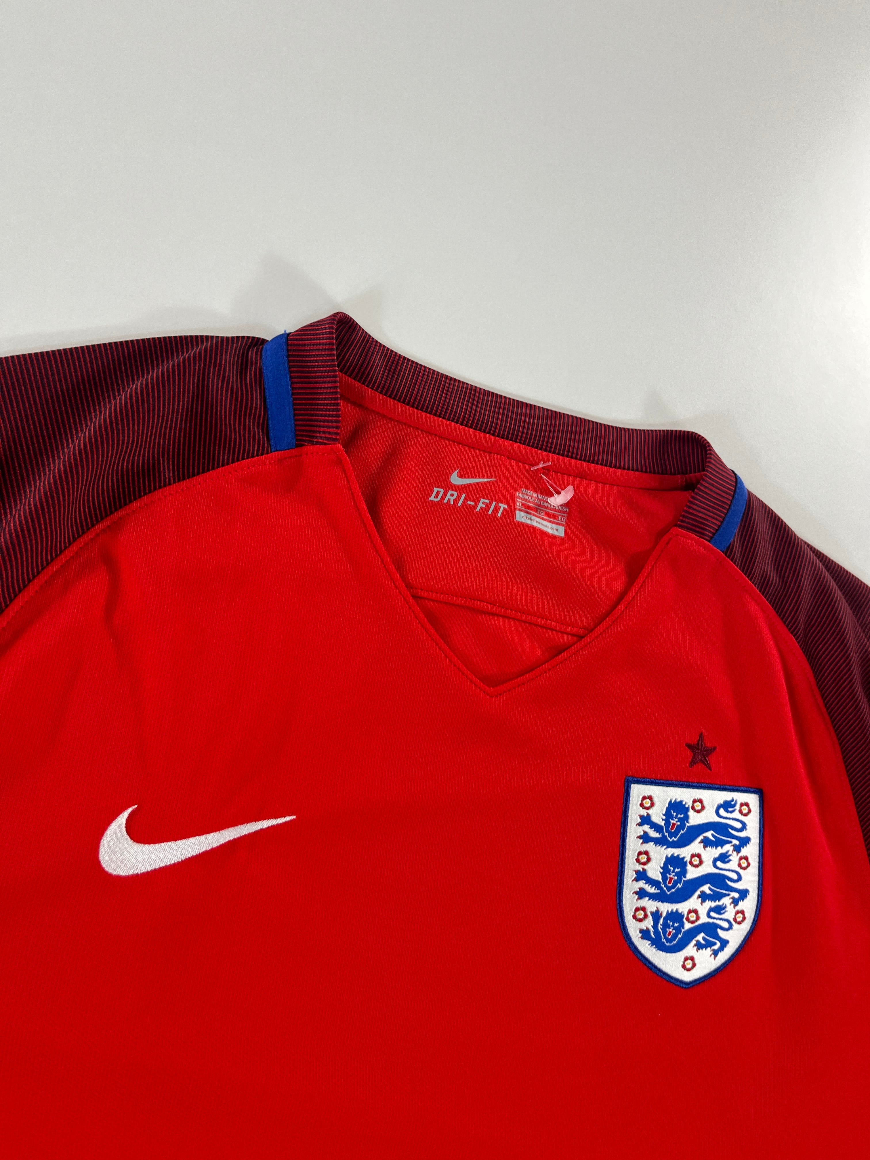 Nike Anglia válogatott 2016-2017 idegenbeli mez