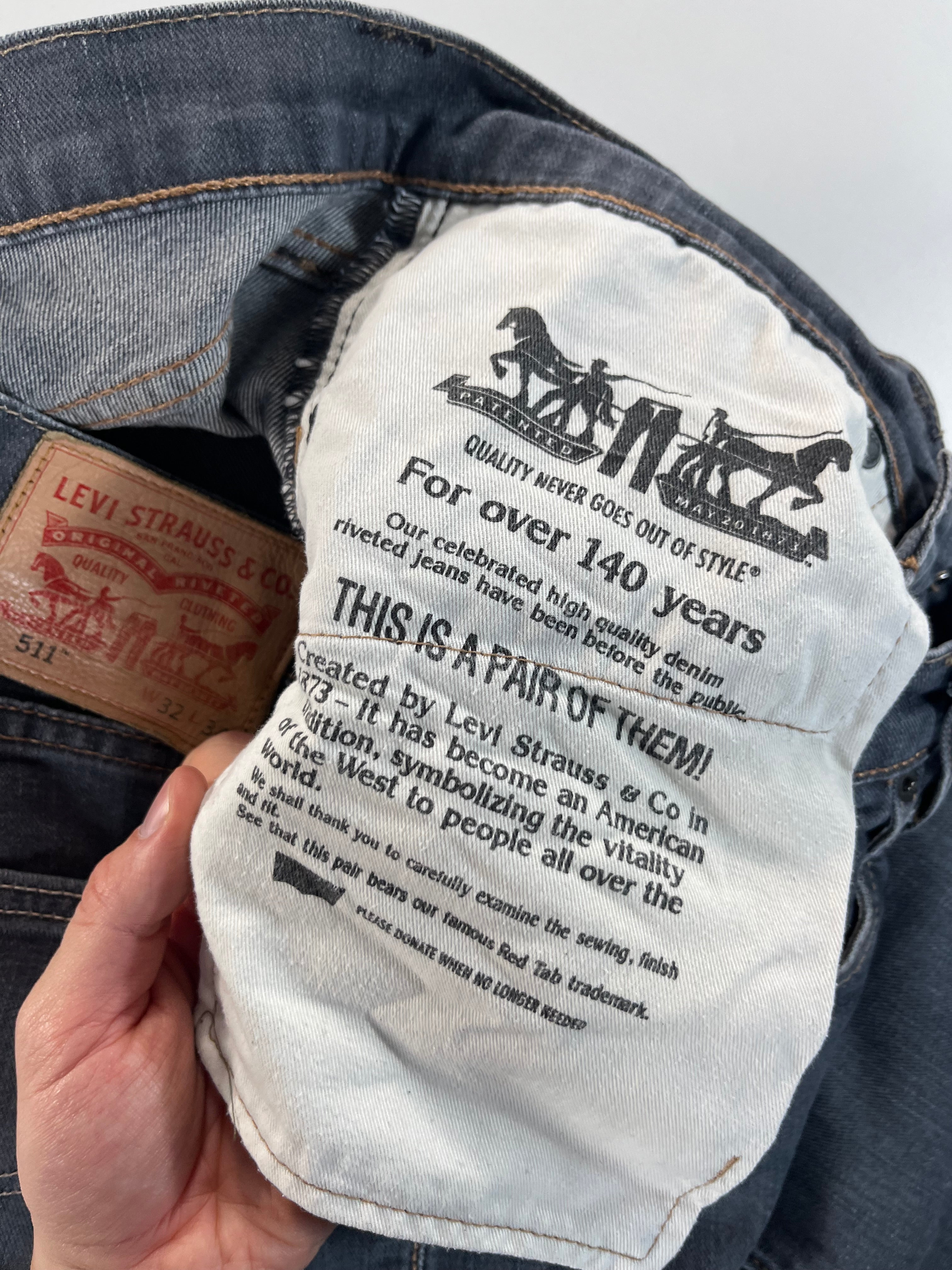Levi's 511 W32 L34 farmernadrág