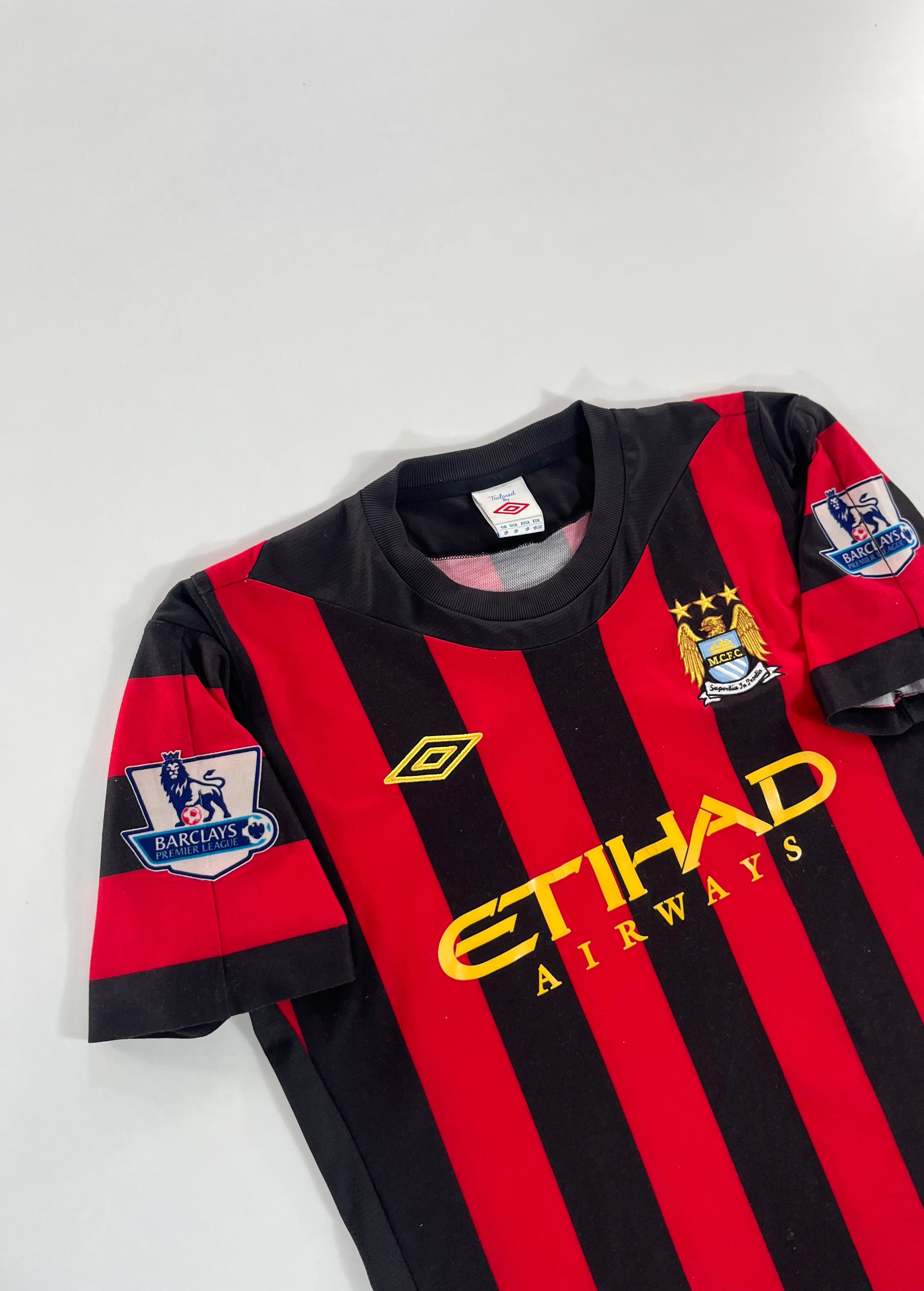 Umbro Manchester City 2011-2012 Smith signed idegenbeli mez