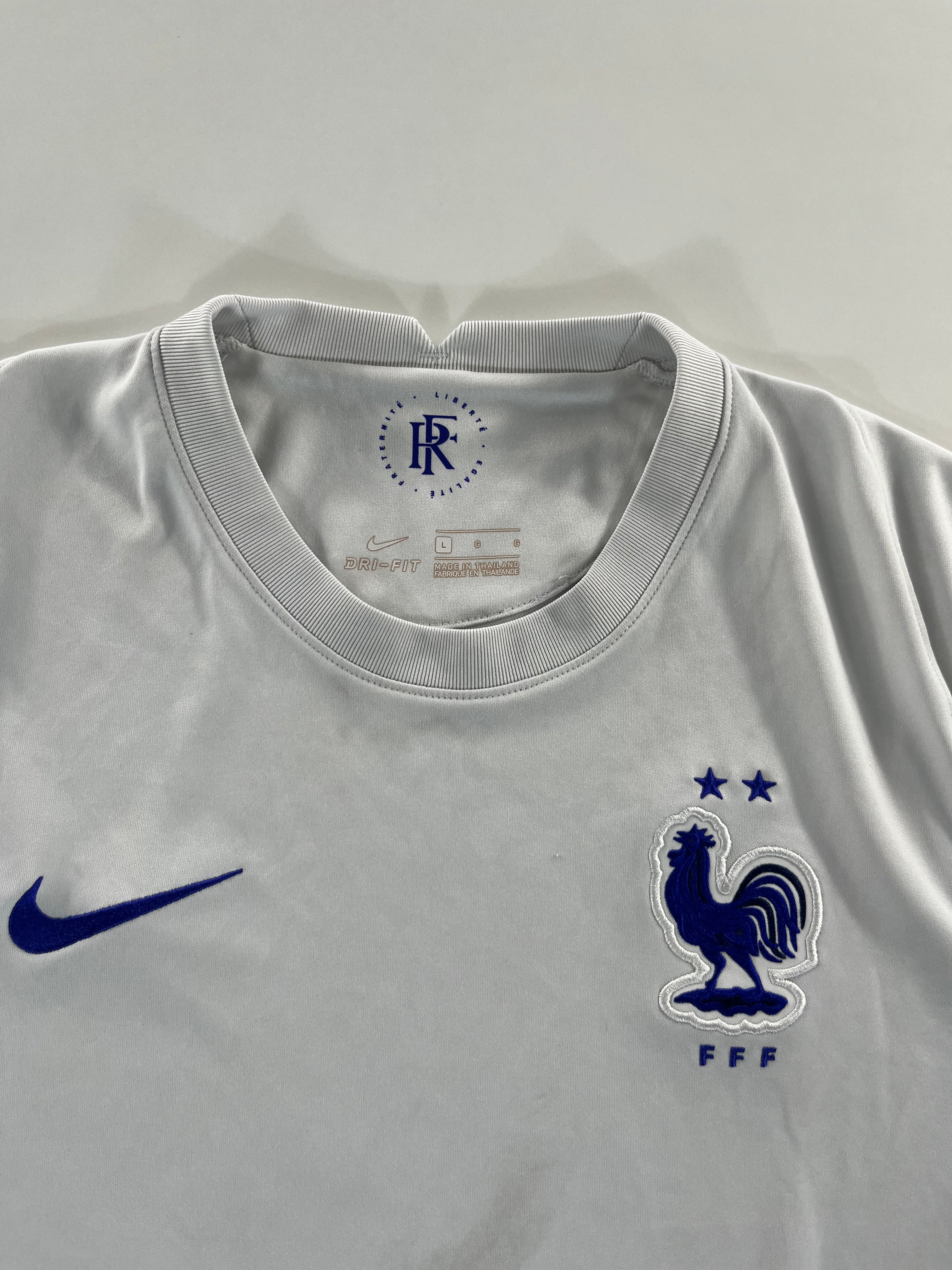 Nike Francia válogatott 2020-2021 idegenbeli mez