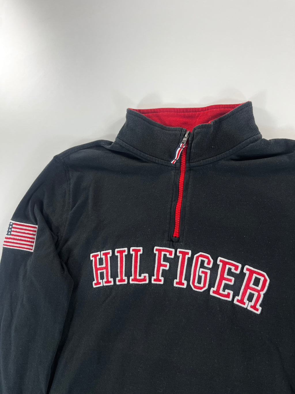 Tommy Hilfiger USA quarter-zip pulóver