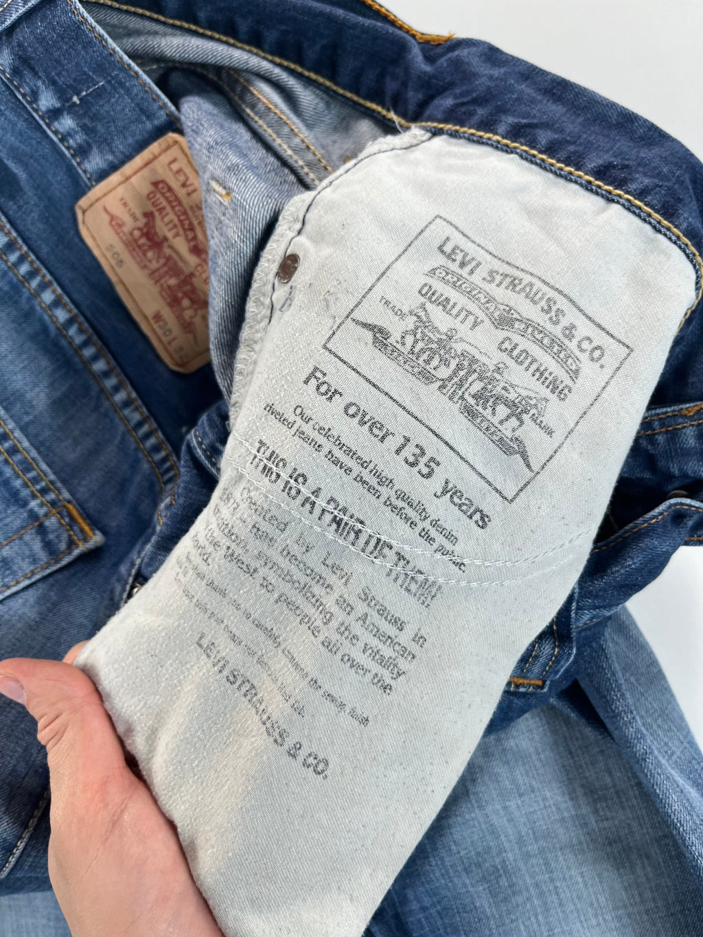 Levi's 506 Standard W30 L32 farmernadrág