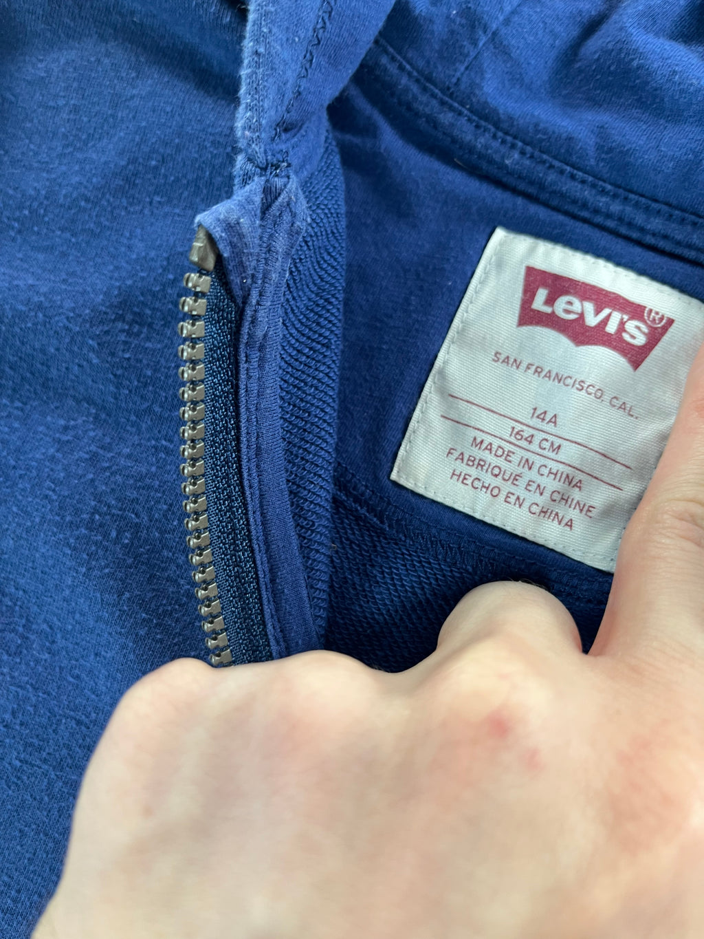 Levi's full-zip hoodie pulóver