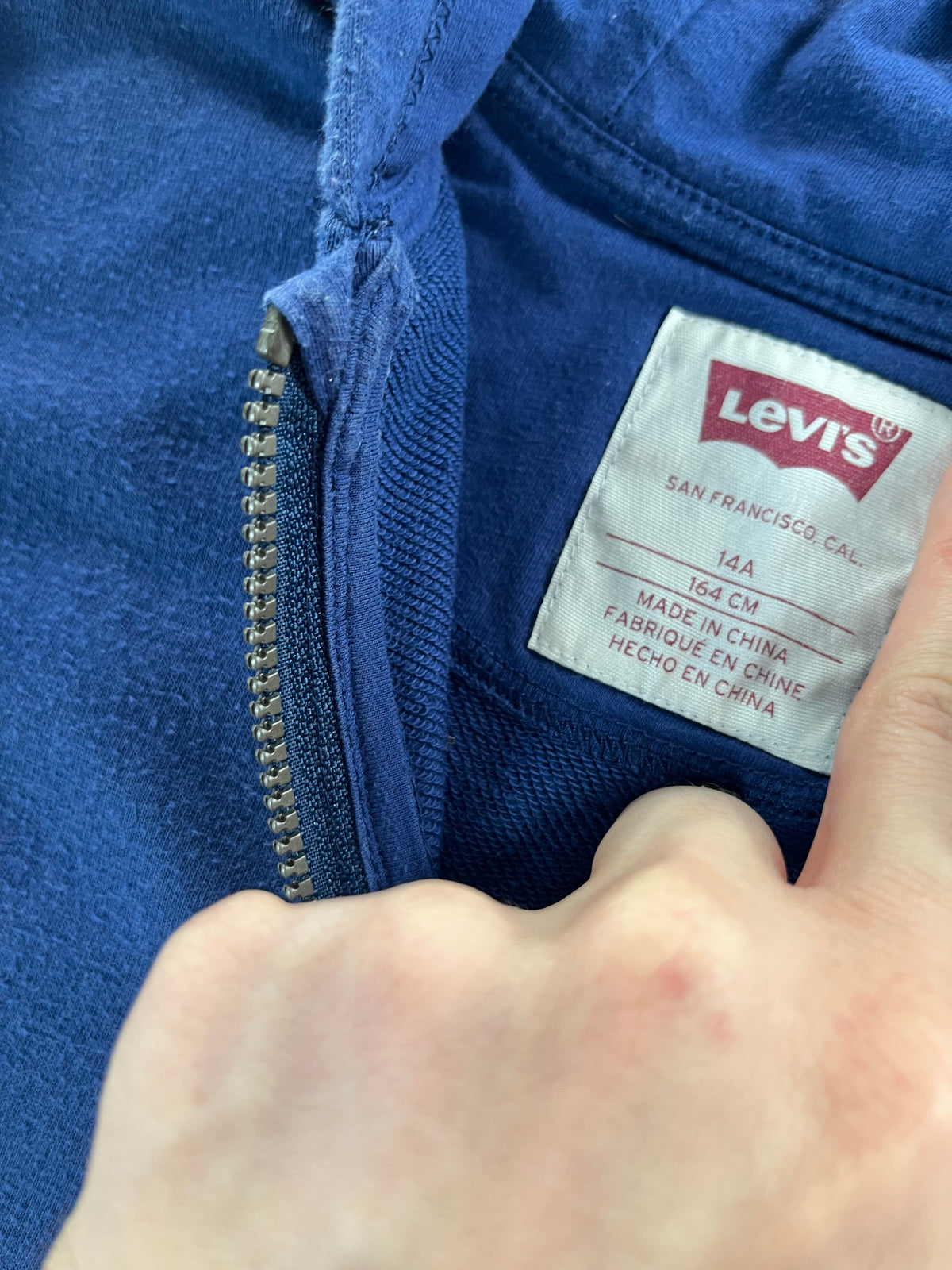 Levi's full-zip hoodie pulóver