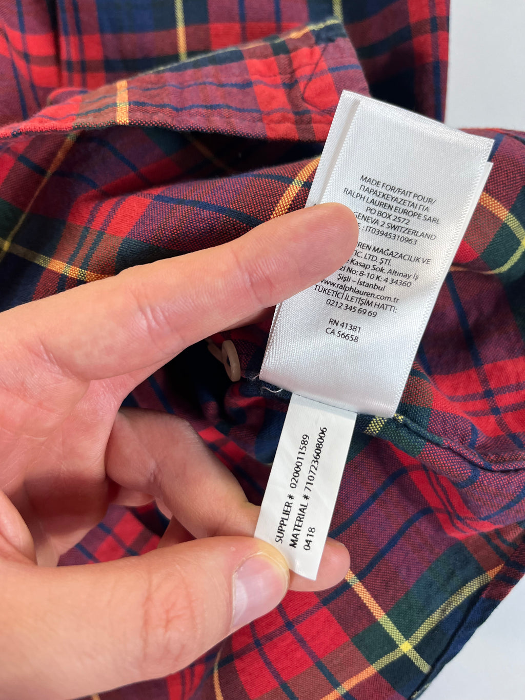 Ralph Lauren Slim Fit ing