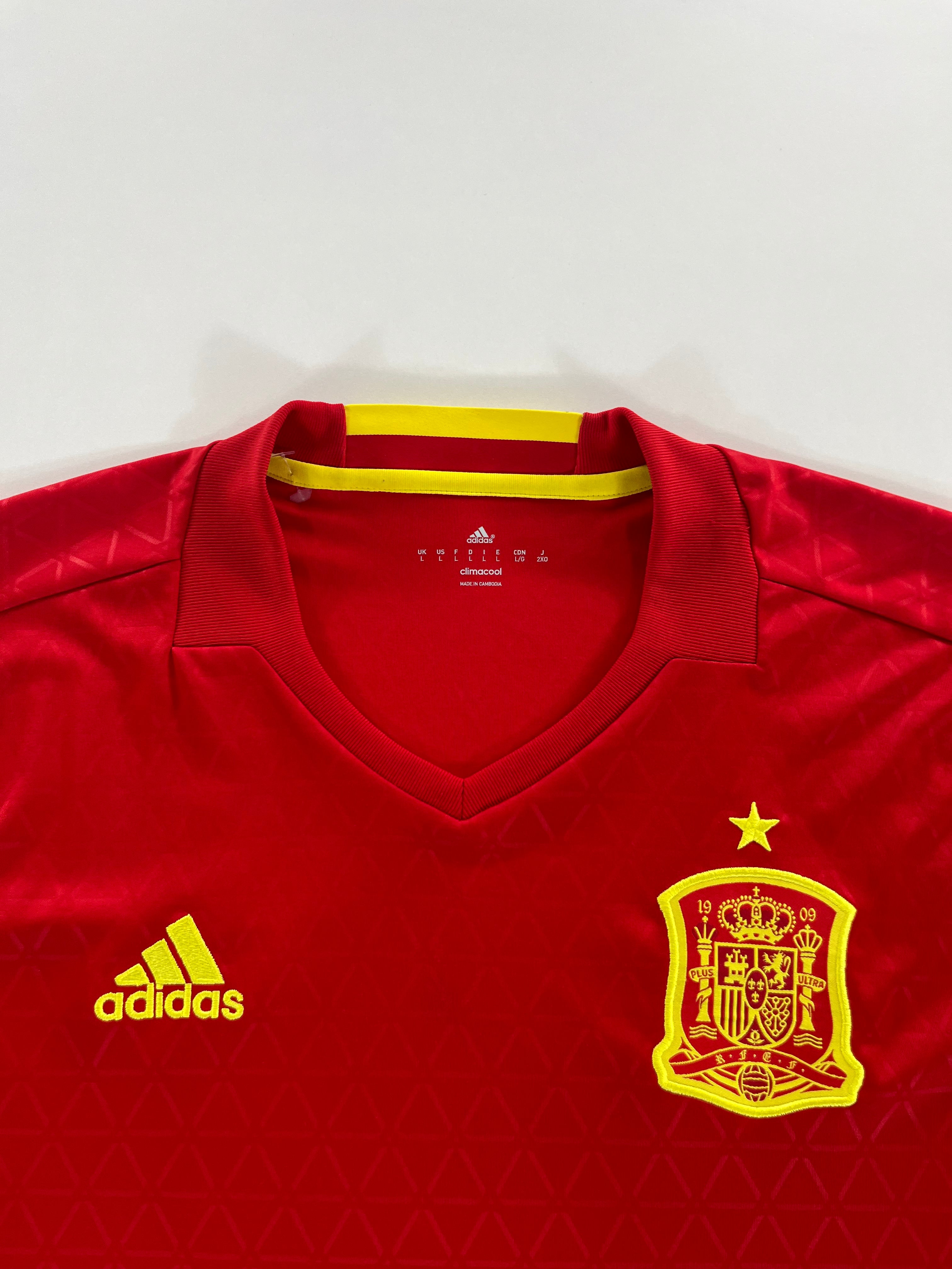 Adidas Spanyol válogatott 2016-2017 hazai mez