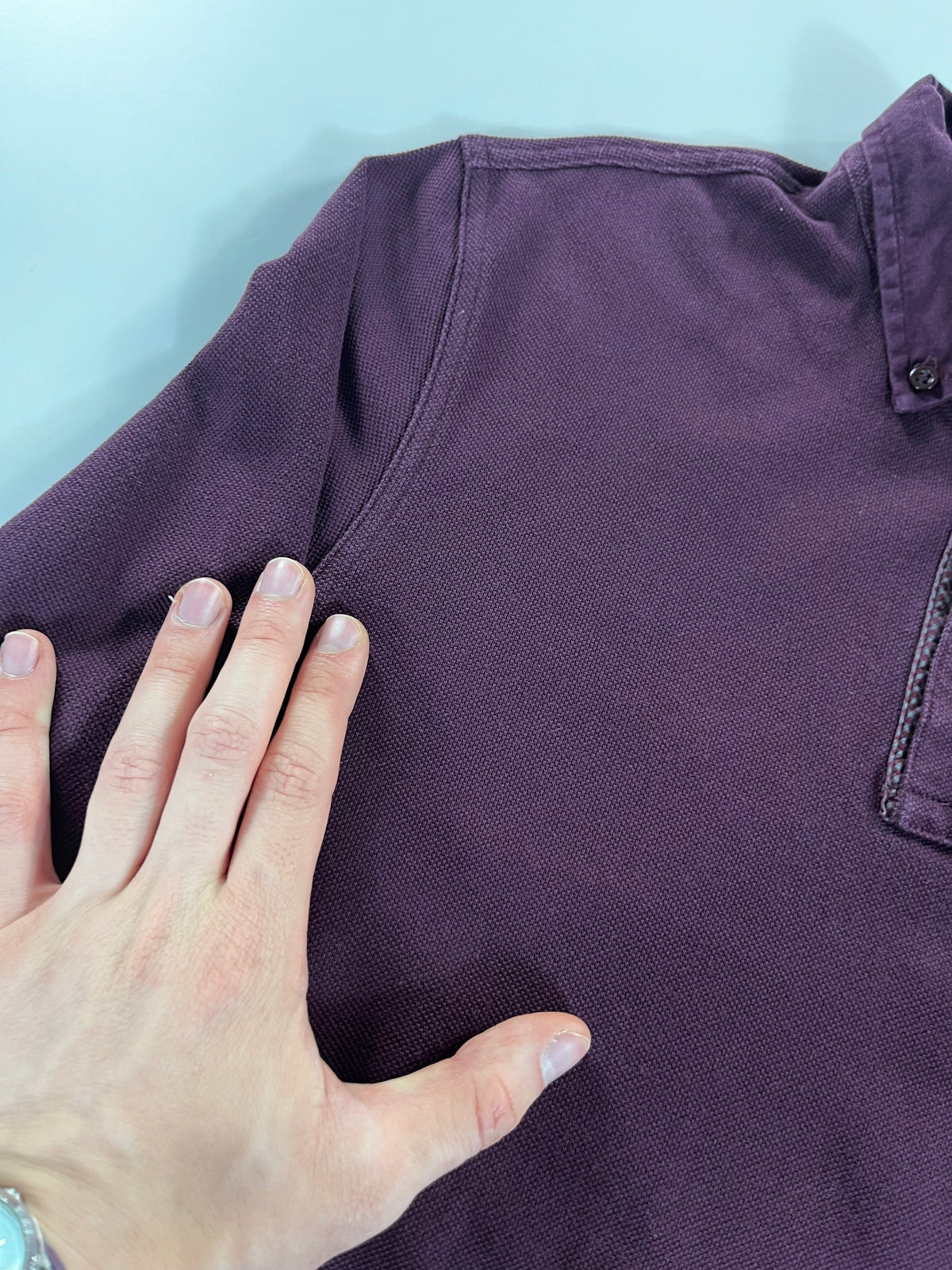Fred Perry Slim Fit longsleeve pólóing