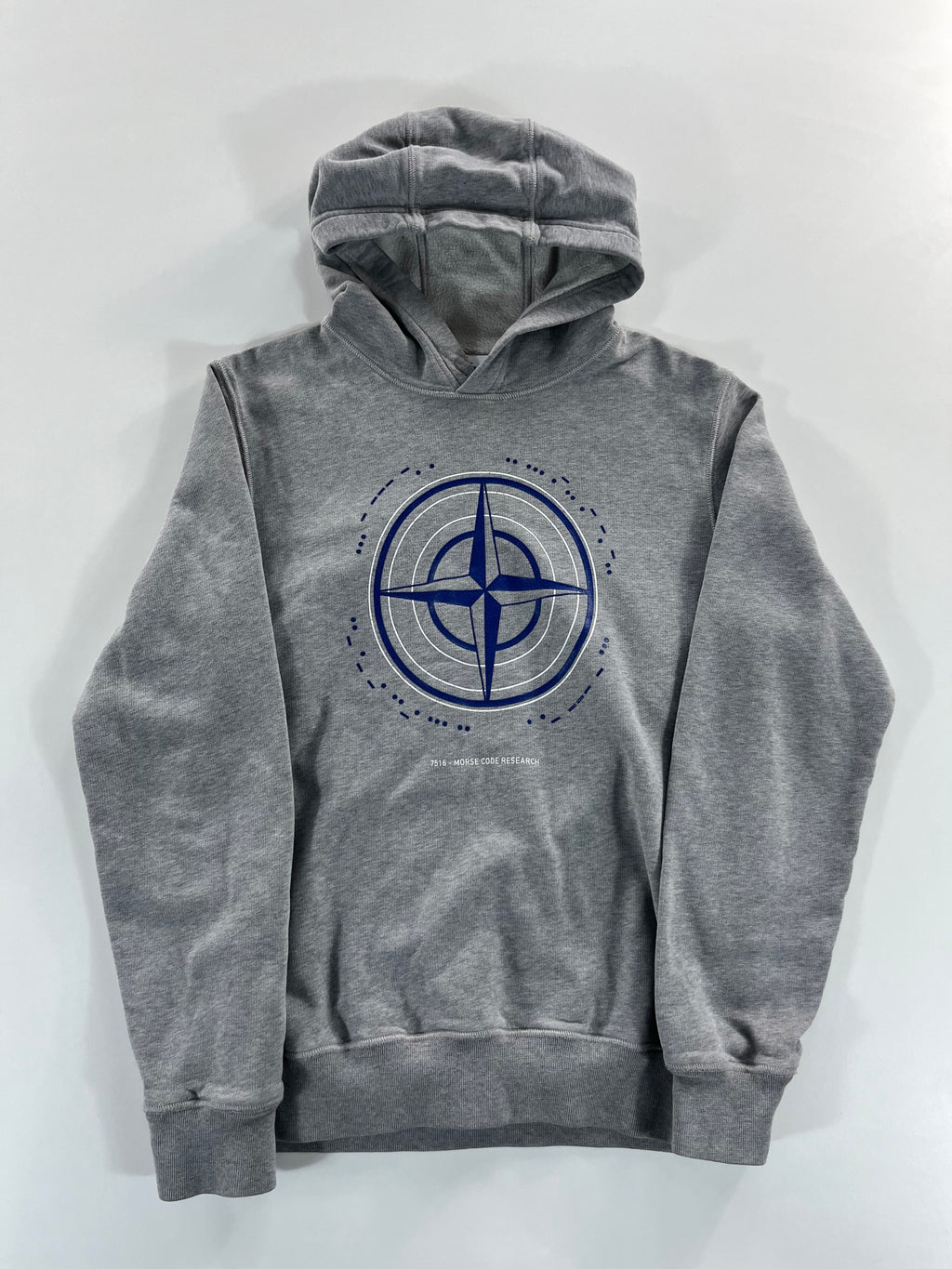 Stone Island Morse Code Research hoodie pulóver