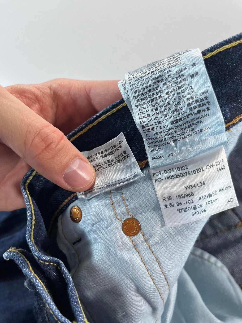 Levi's 751 W34 L36 farmernadrág