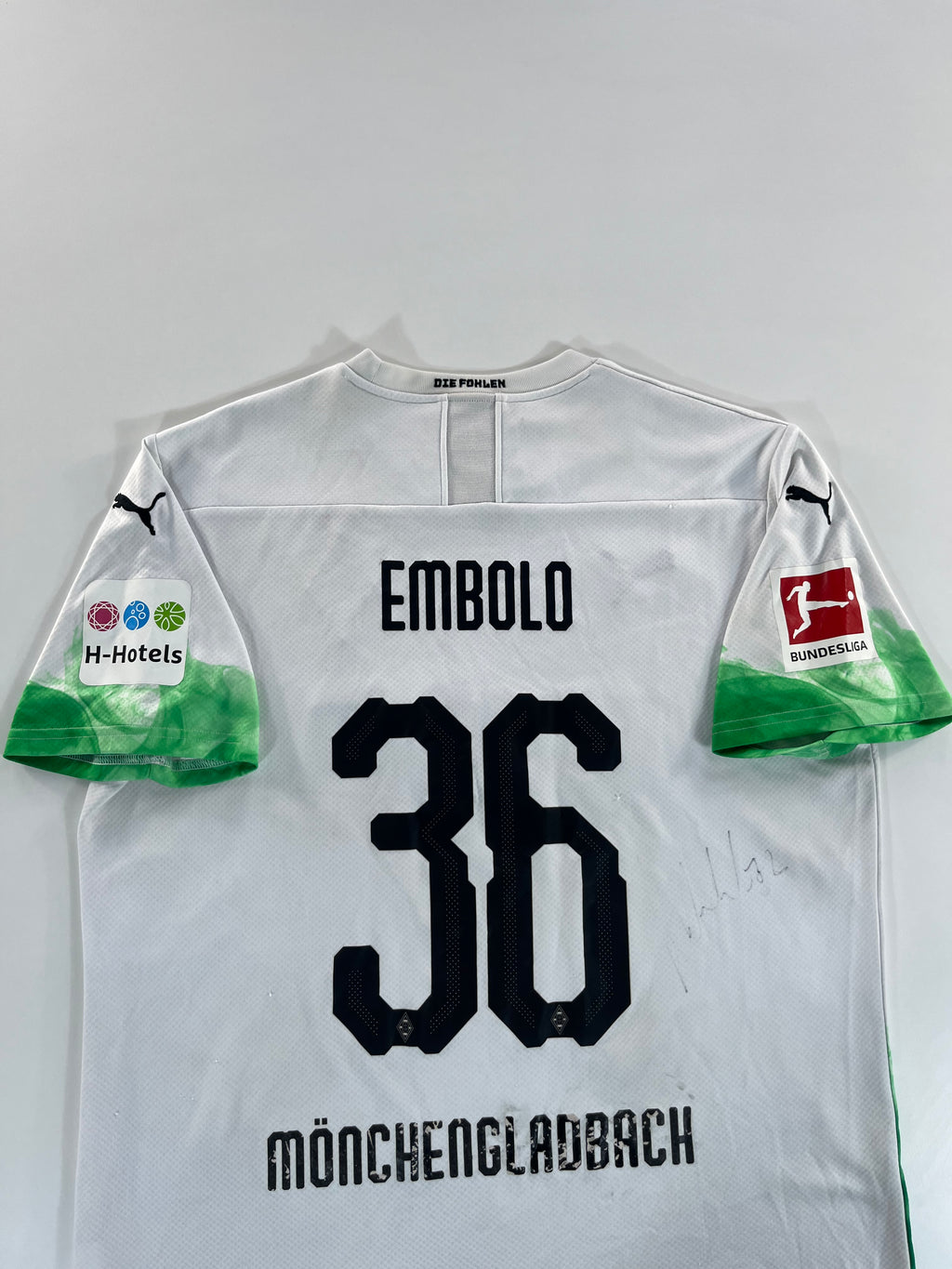 Puma Borussia Mönchengladbach 2019-2020 Breel Embolo hazai signed mez