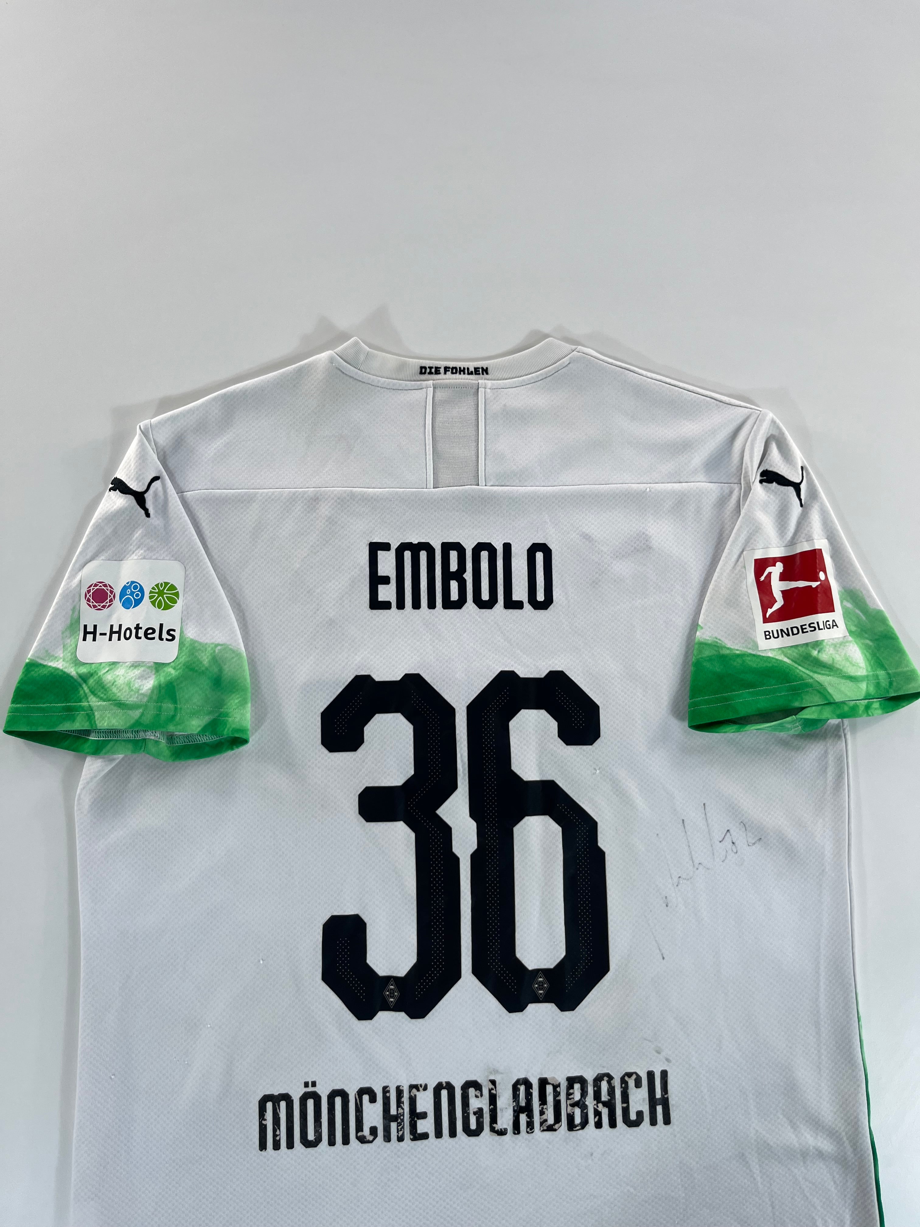 Puma Borussia Mönchengladbach 2019-2020 Breel Embolo hazai signed mez
